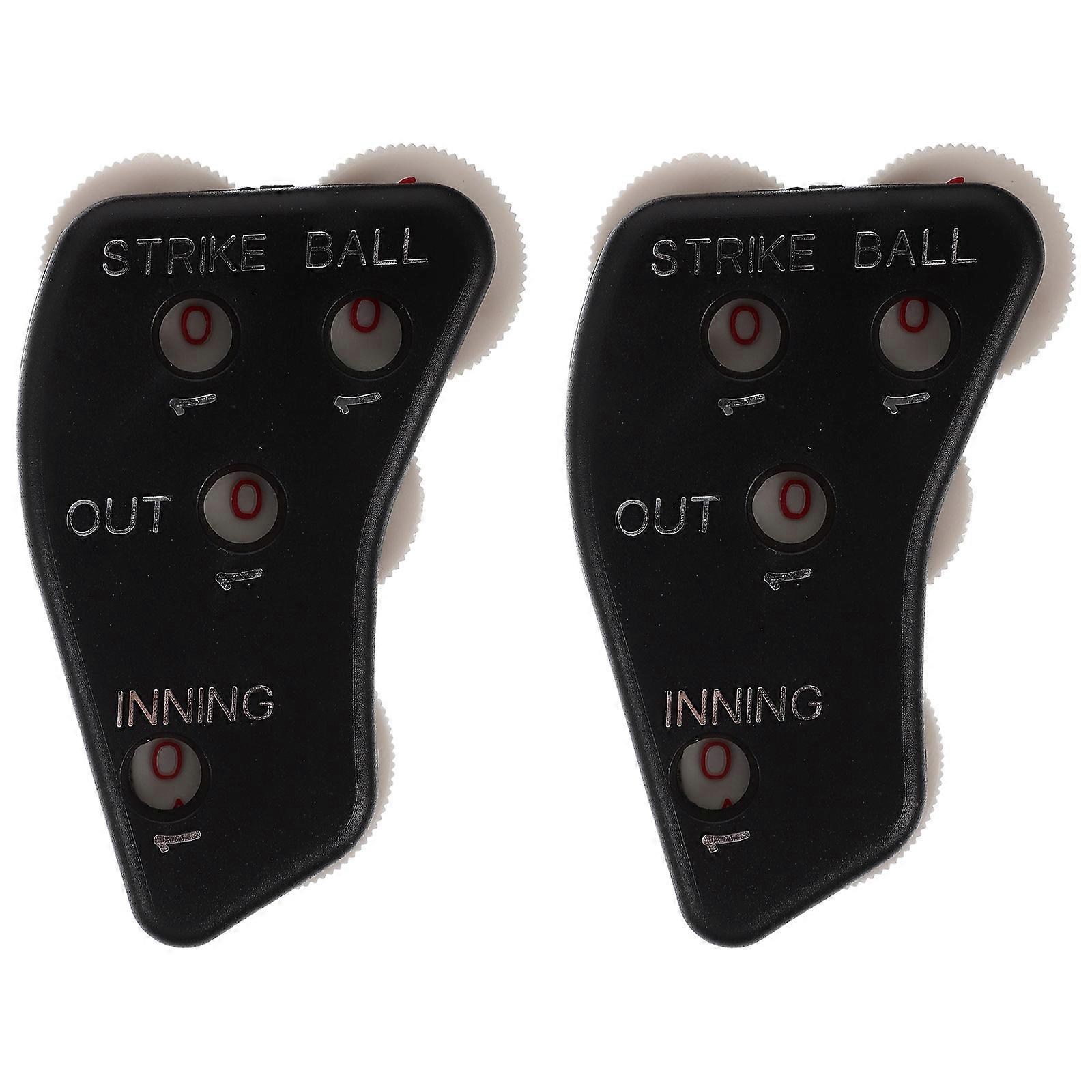 Baseball Umpire Gear Counter Clicker Portable Scoring 8Pcs Pack