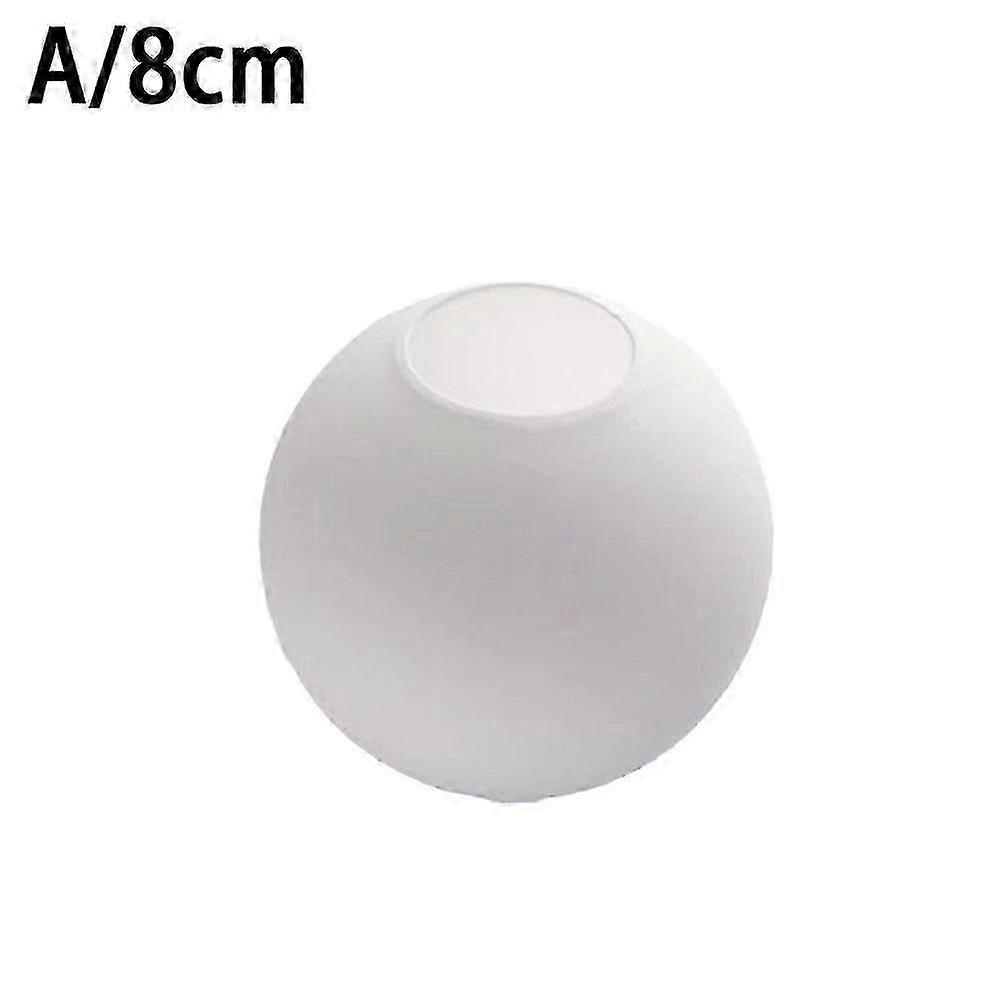 Replacement Glass Shade for Globe Lamp Round Matte White Light Cover