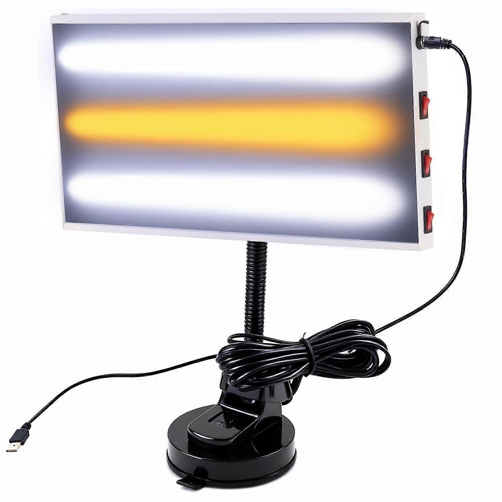 PDR Light Board for Precise Dent Detection, LED Paintless Dent  Lamp with Adjustable Modes and Suction Base