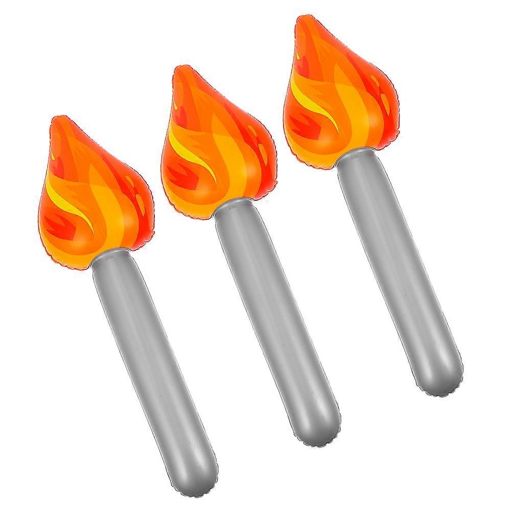 Inflatable Torch Artificial Torch for Performance 3Pcs Pack