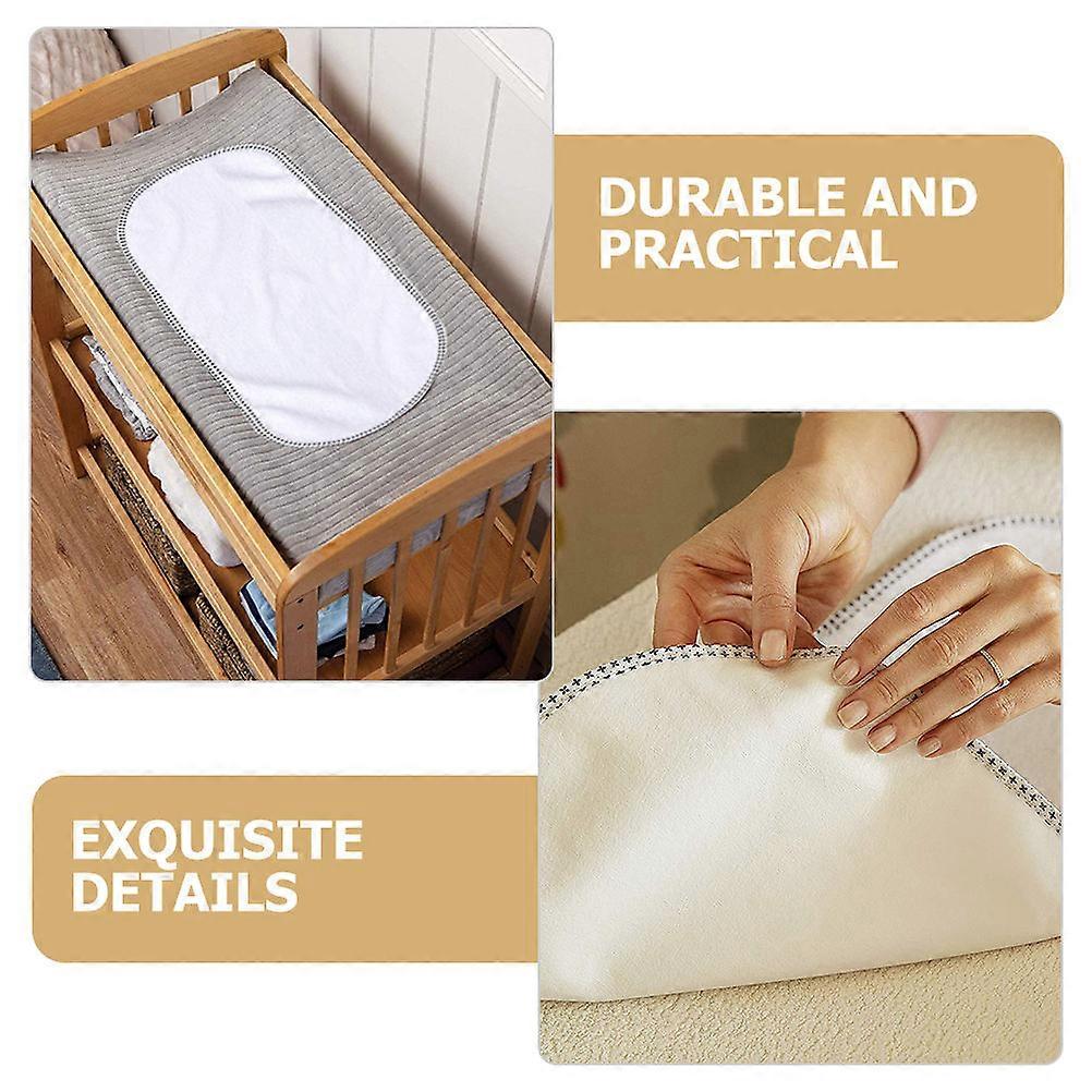 3pcs Reusable Baby Diaper Changing Pads Waterproof Changing Pad Lines Table Pads