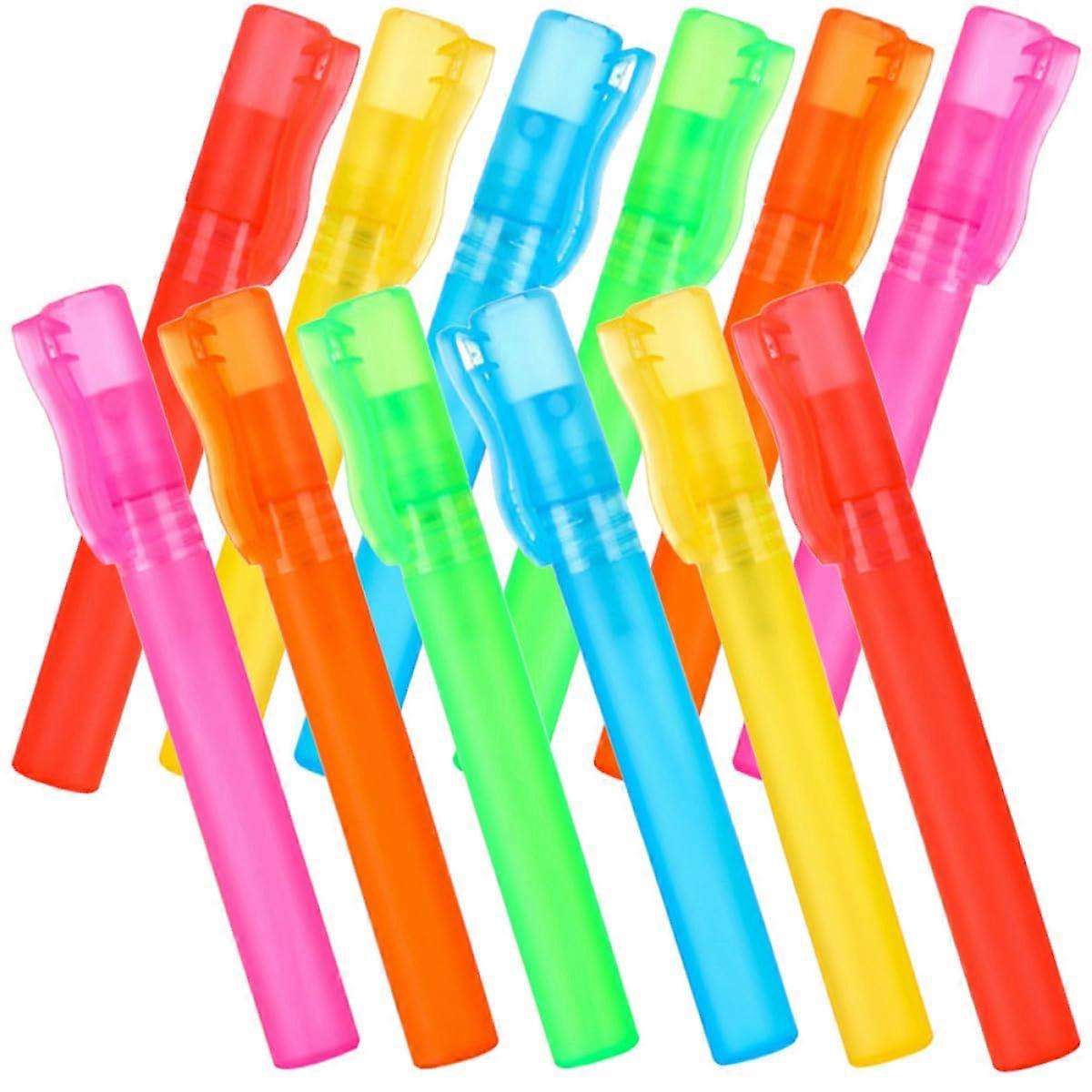 12Pcs Portable Perfume Atomizer Set, Leakproof Refillable Travel Spray Bottles with Clip