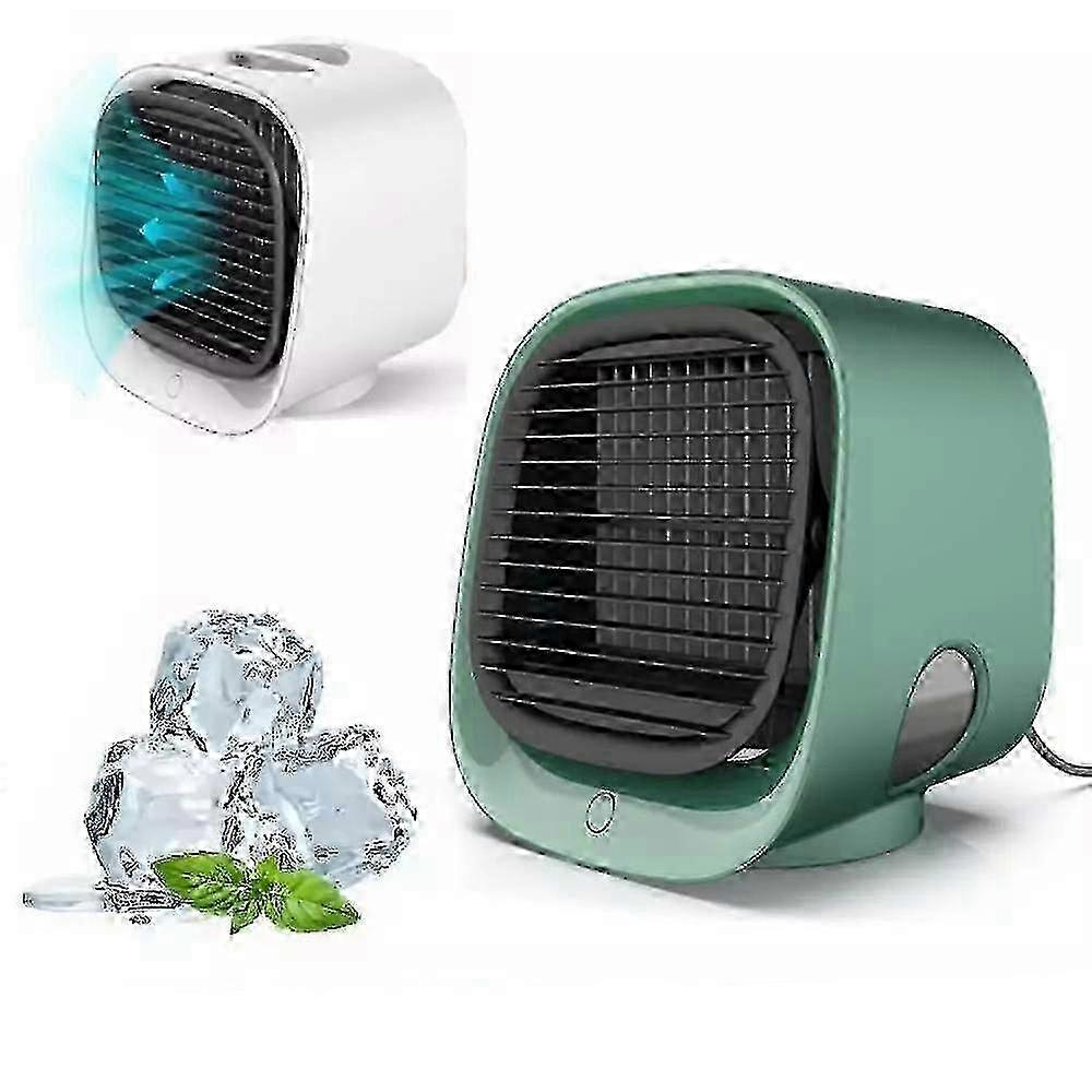 Oribreeze Portable Desktop Air Cooler With 3 Speed Settings Personal Evaporative Cooling Fan With 500ml Water Tank