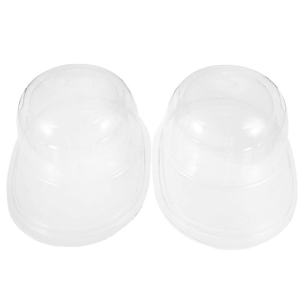 Baseball Cap Storage Rack Transparent Hat Holder for Display 4Pcs