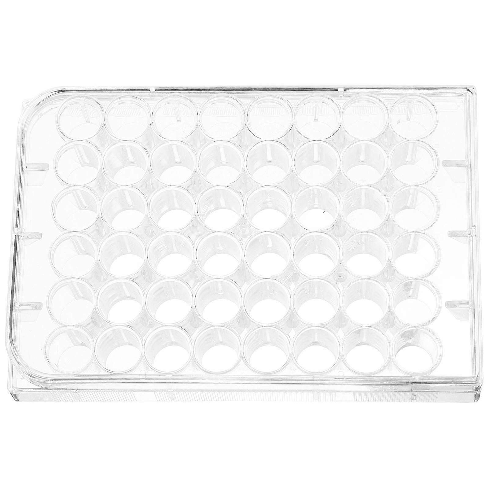 Cell Culture Tray for Laboratory Use with Lid and 48 Holes