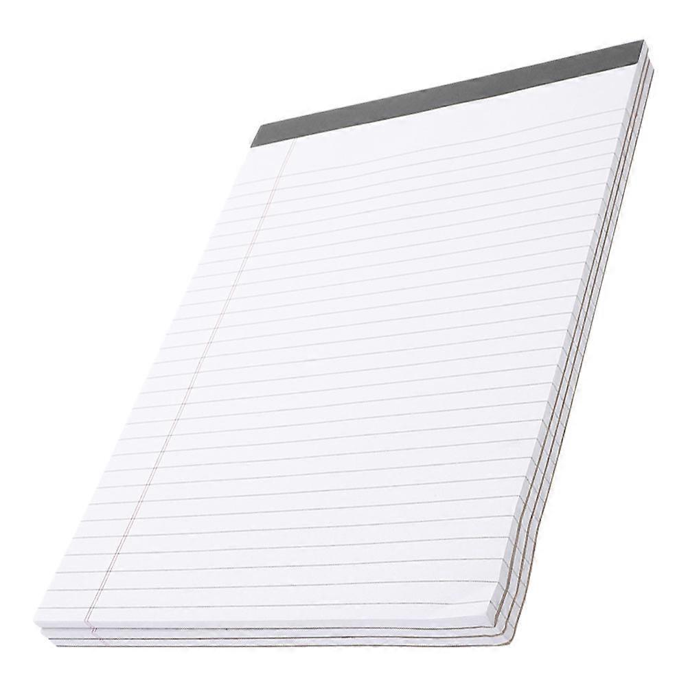 Ruled Tear Off Memo Pads for Students Lined Notepad 3Pcs White Paper