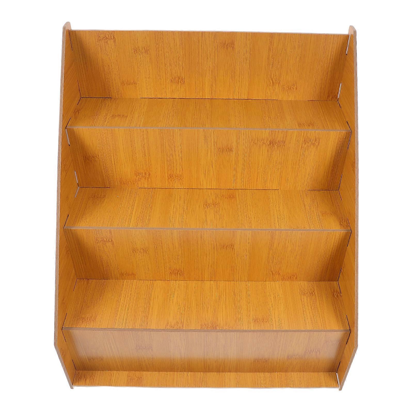 4-Tier Chocolate Storage Rack For Spice Rack Wedding Party Home Use Rustic Style 1Pack