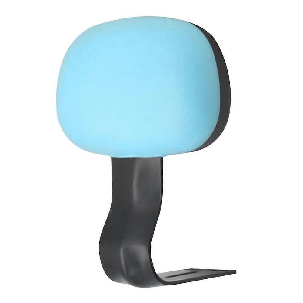 Universal Motorcycle Backrest Pad with Ergonomic Support, Touring Passenger Seat Cushion Replacement  Blue