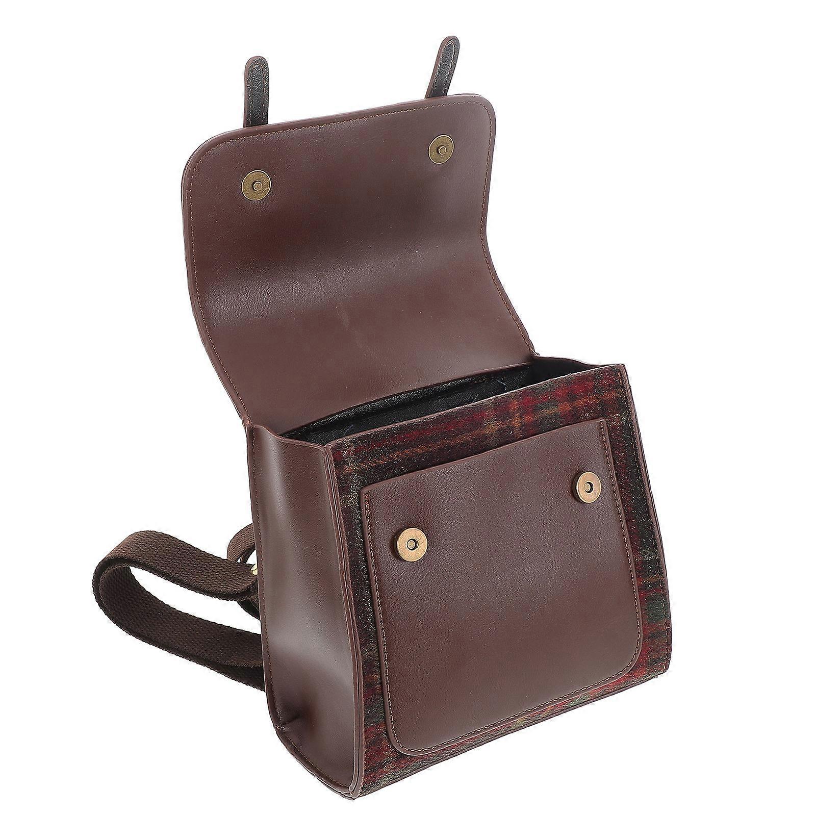 Preschool Backpack Toddler Backpack for Loading Stuffs Dark Brown