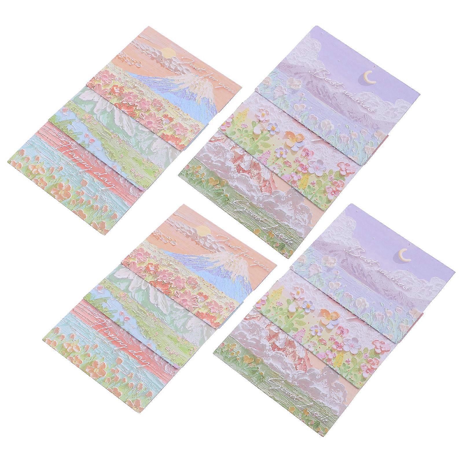 Assorted Color Greeting Cards Decorative Paper for Writing 24Pcs Pack