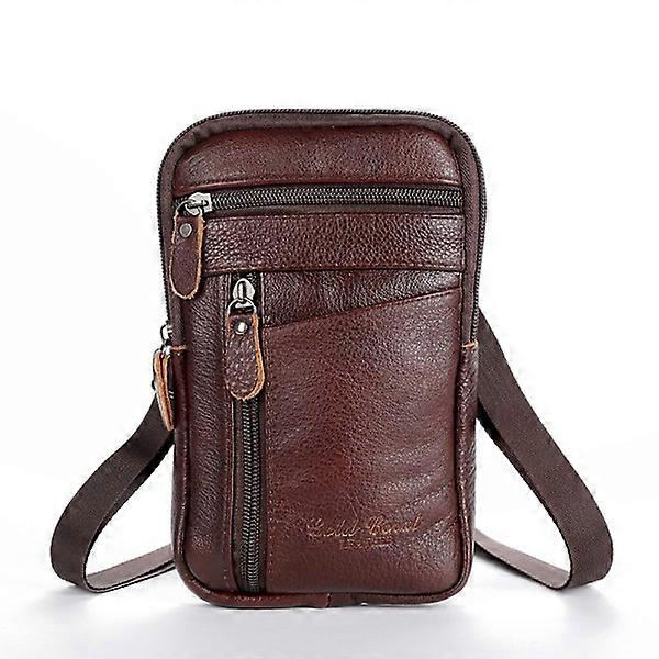 Stylish and Multifunctional Mobile Bag Shoulder Bag Coffee