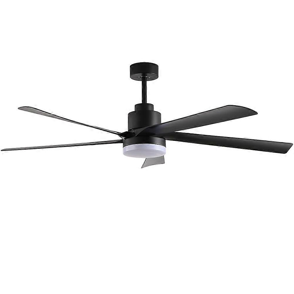 65 Inch Large Ceiling Fan with Light and Remote, Quiet 5 Blade DC Motor, Dimmable LED, Reversible