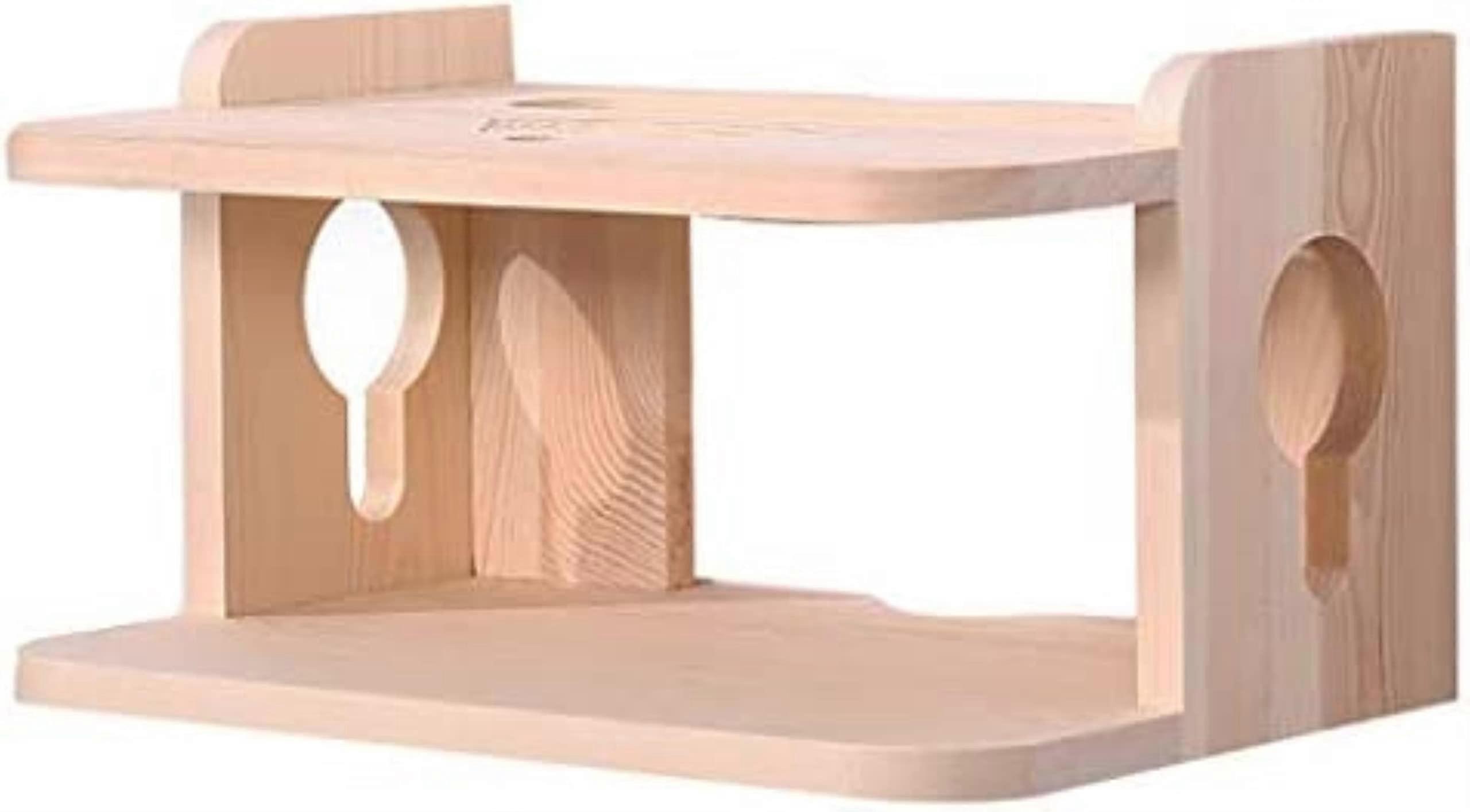 WiFi Router Wall Mount Shelf Organizer Box Beige 29x19.5x11cm for Clutter Cabling