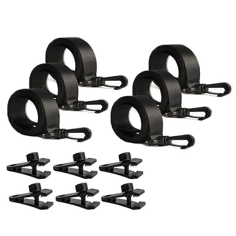 Pool Cover Clips with Durable Nylon Straps, Unbreakable SnapLock Fasteners for Solar Pool Covers