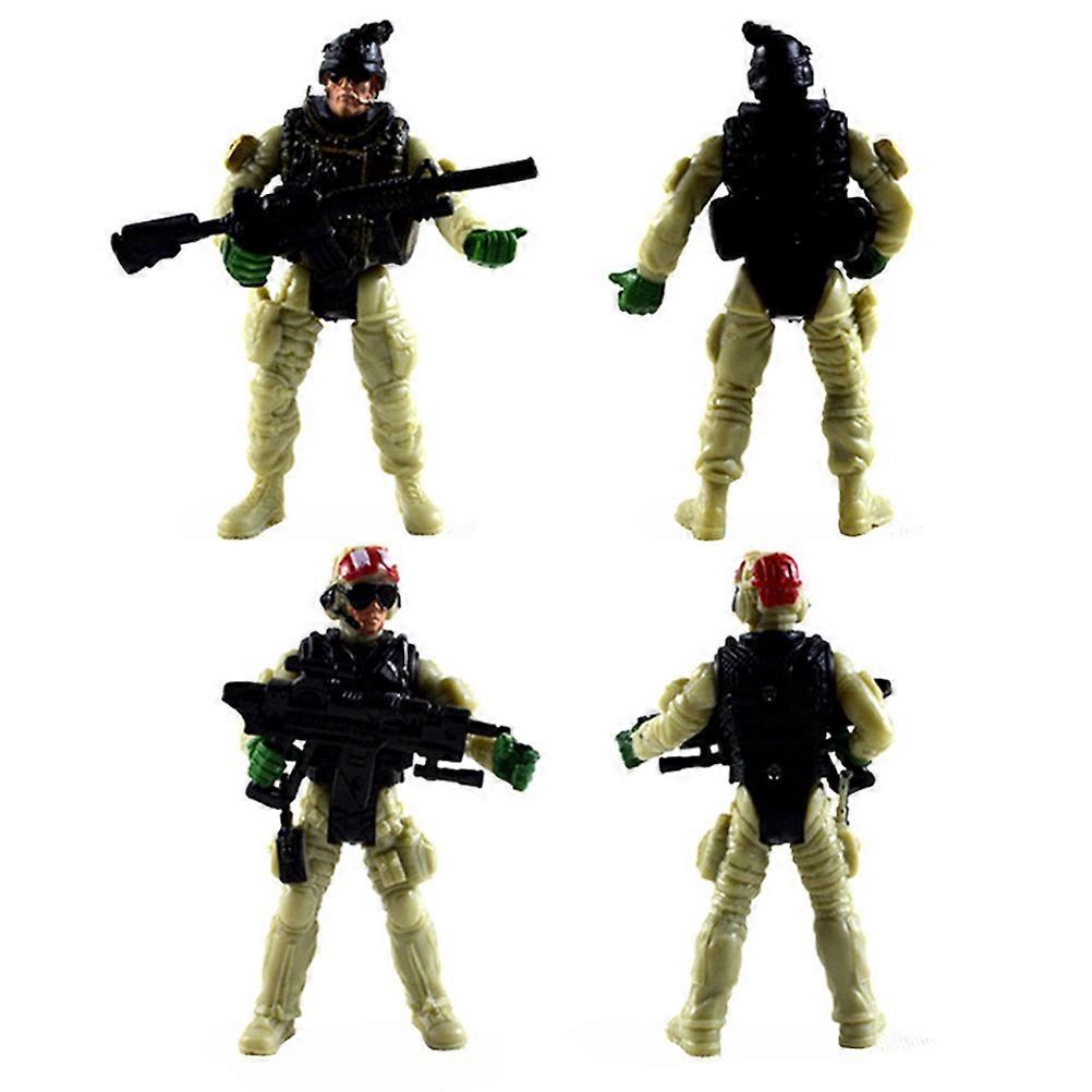 6Pcs Special Forces Toys for Kid Interactive Battle Plastic Model Set