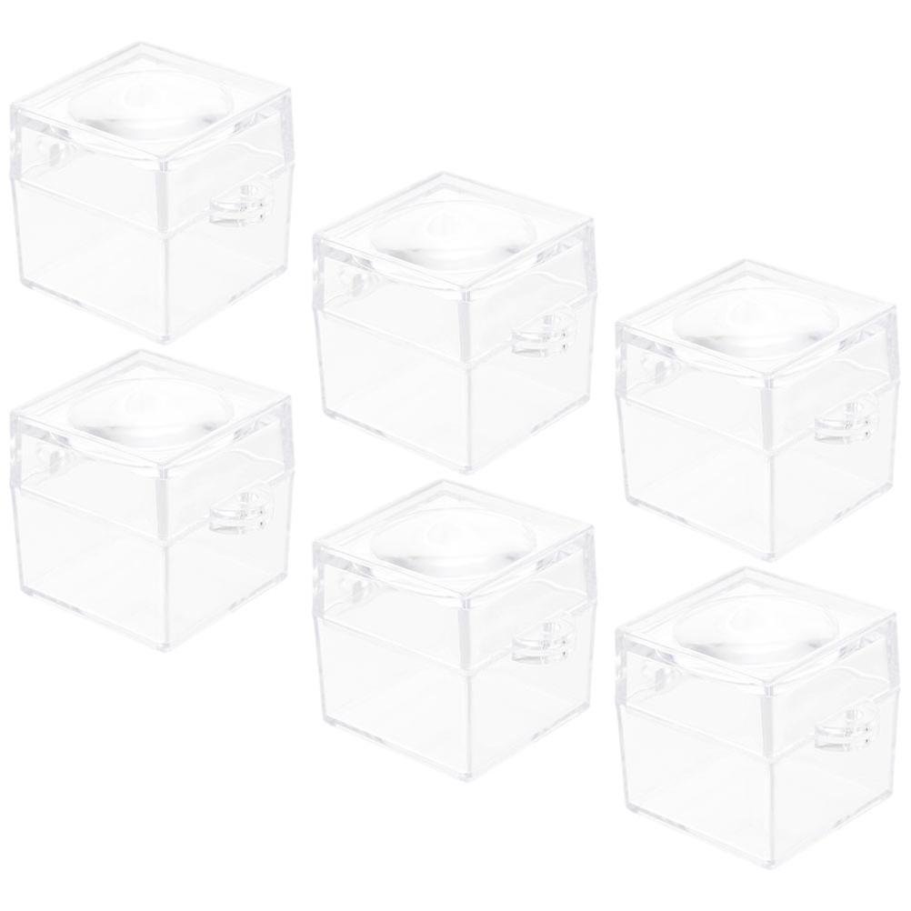 6Pcs Transparent Bug Viewer Magnifying Box for Storage and Observation