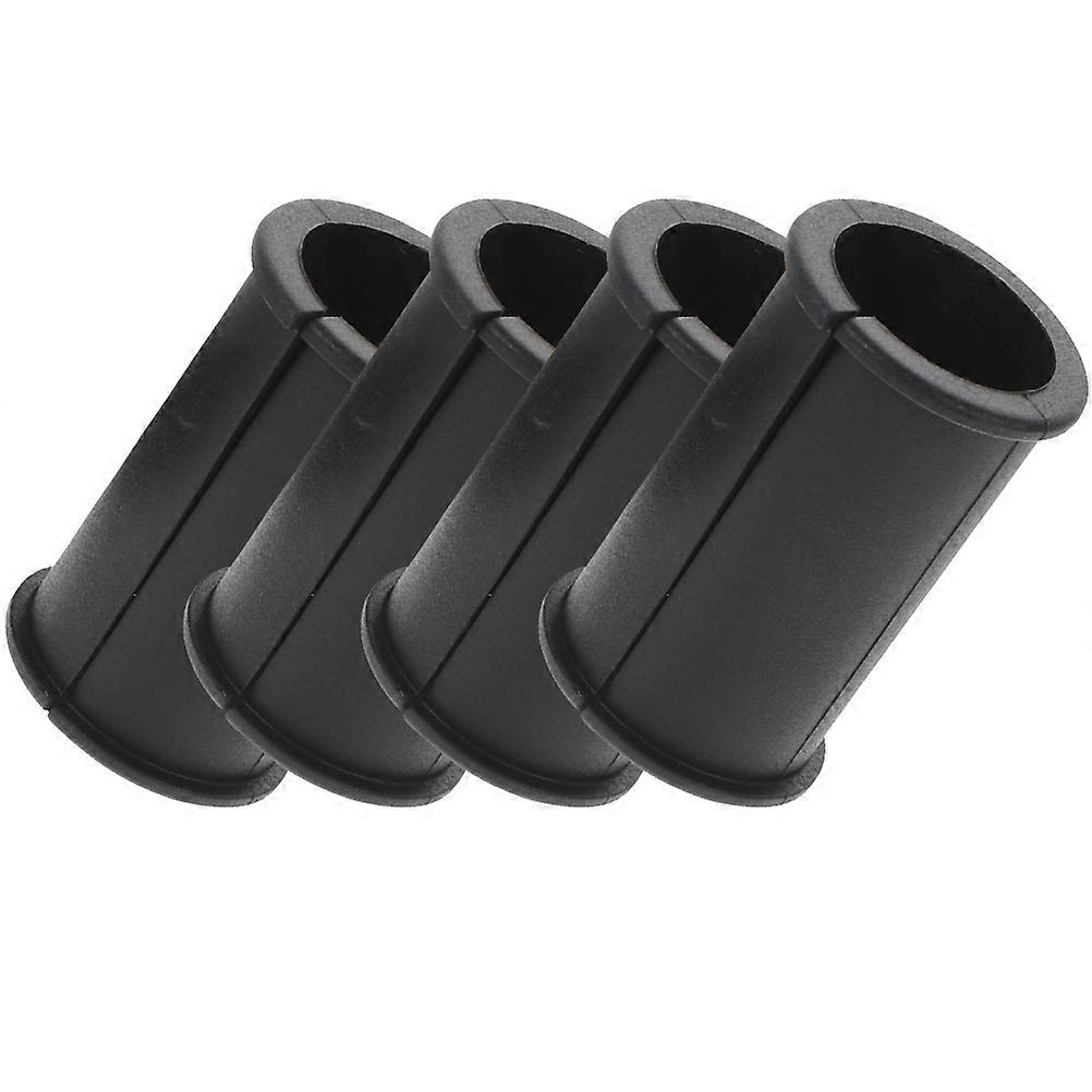Black Microphone Shock Mount Rubber Sleeve for Protection 4Pcs Accessories