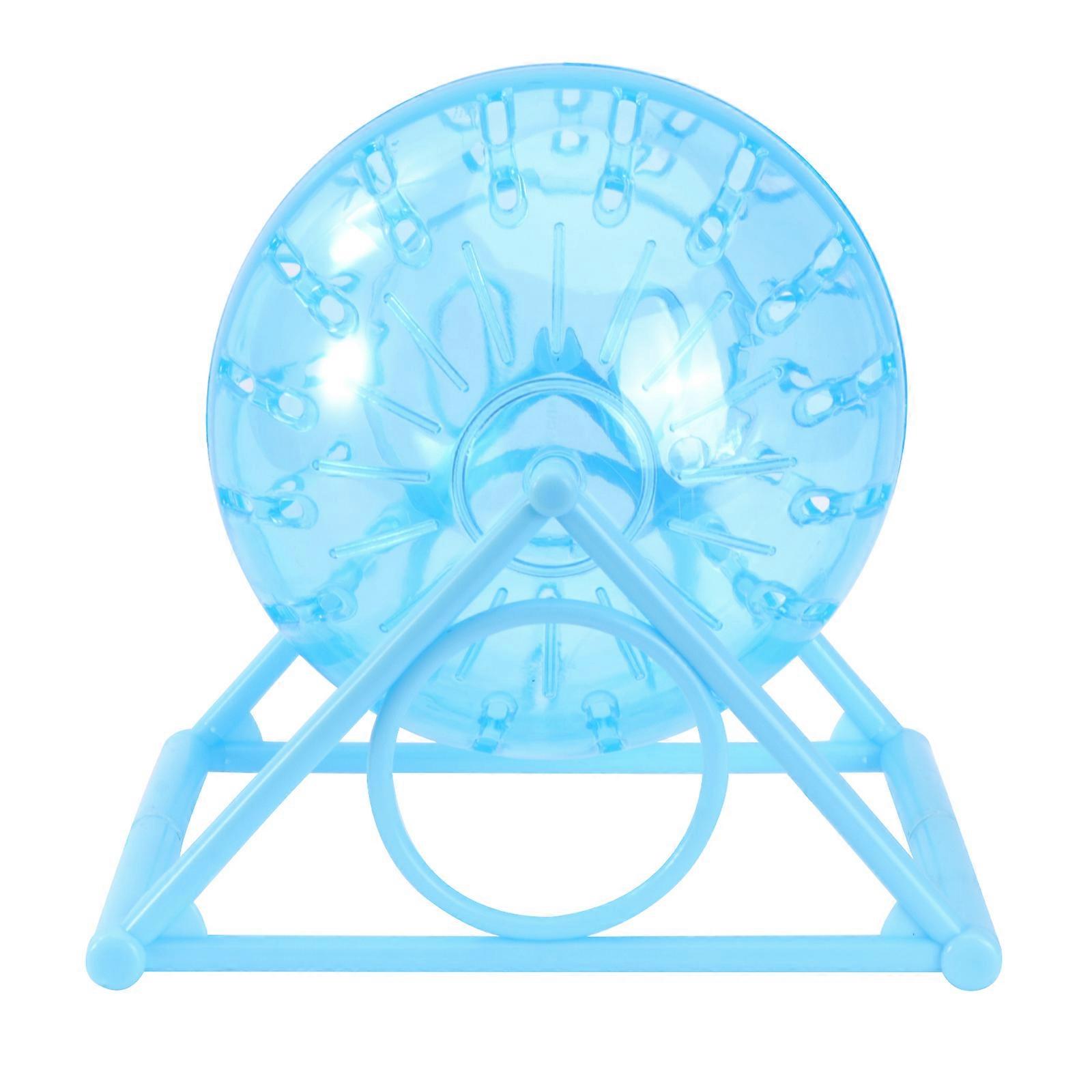 Hamster Roller Toy Small Pet Exercising Plaything 1Pcs -Blue Color