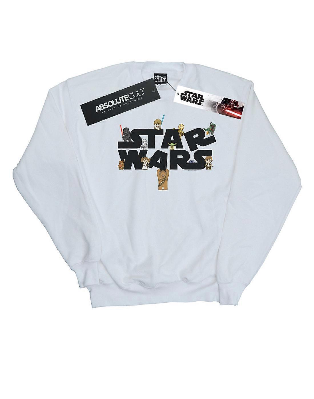 스타워즈 남성용 키디 로고 스웨트셔츠