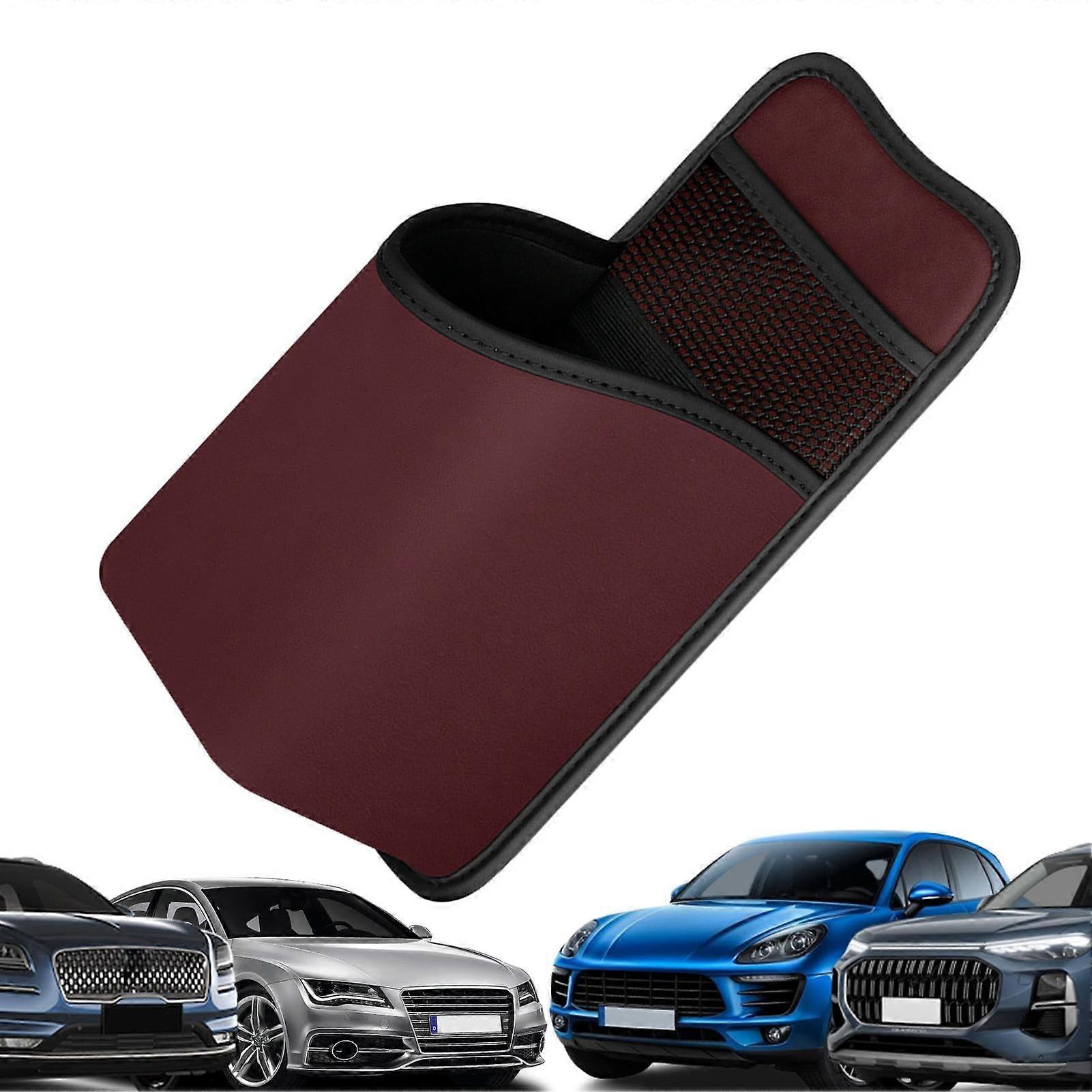 Universal Car Cup Holder Organizer with Large Capacity NonSlip Adjustable Bottle Holder Red