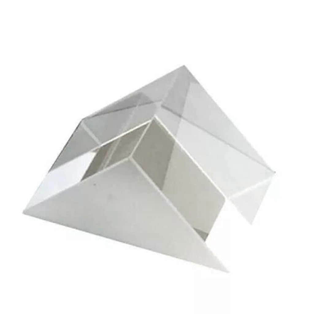 Triangular Glass Prism for Photography and Physics Experiments,  Clarity Color Spectrum Display