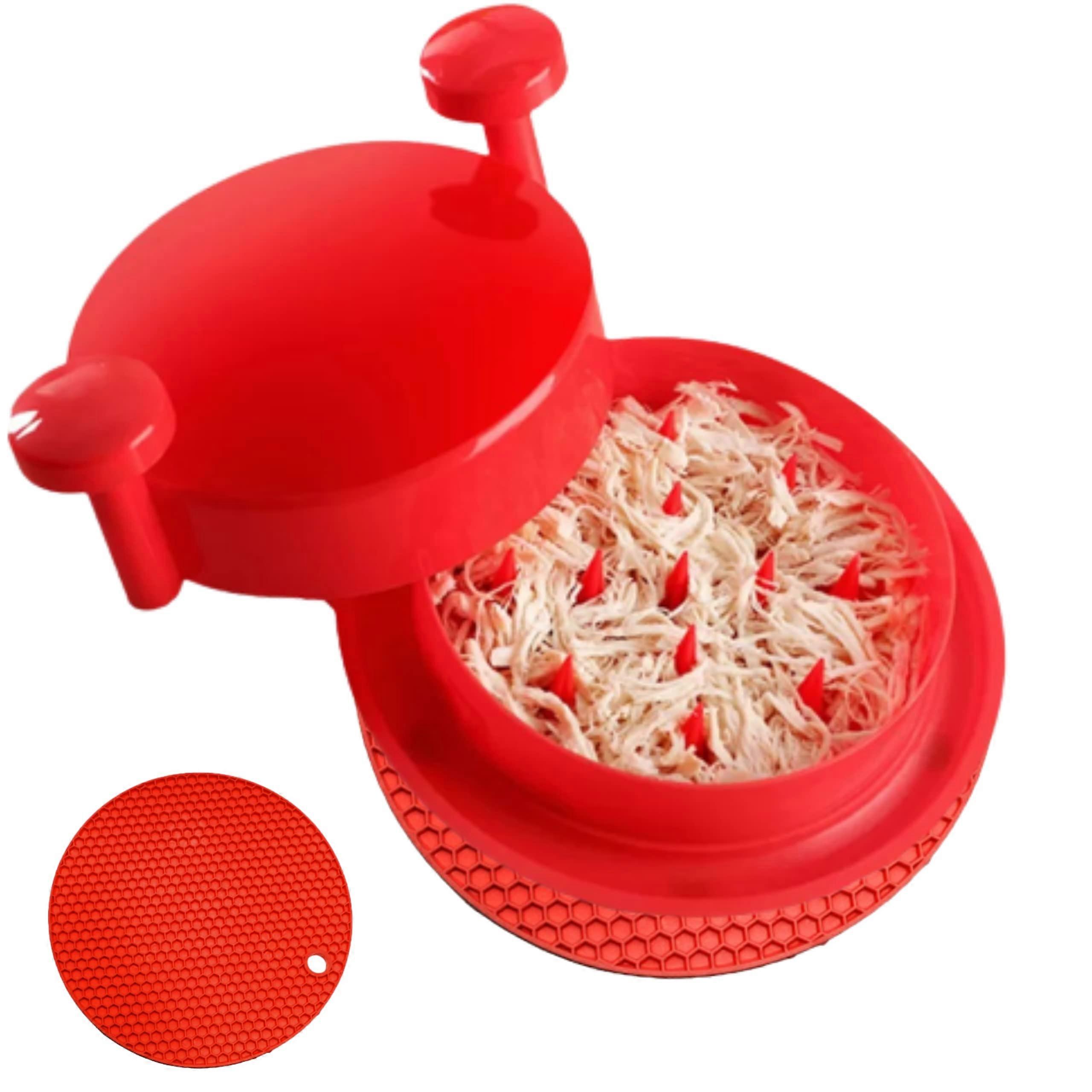 Chicken Shredder Tool with NonSlip Silicone Base for Effortless Meat Shredding Pulled Pork Chicken