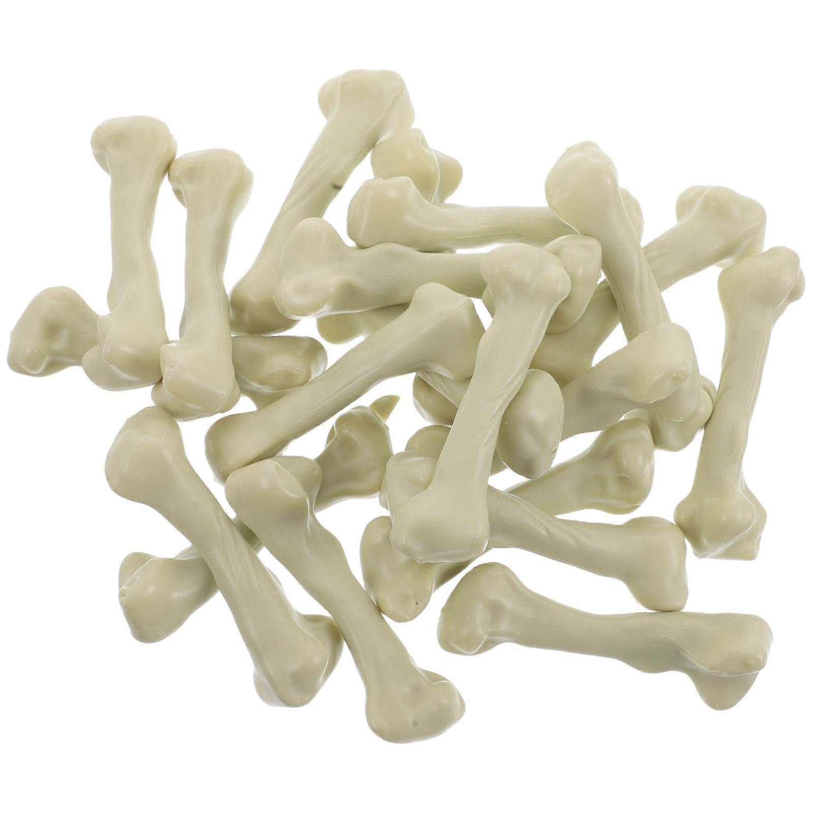 Halloween Mini Skeleton Bones Plastic Bones for Party Decorations 20Pcs