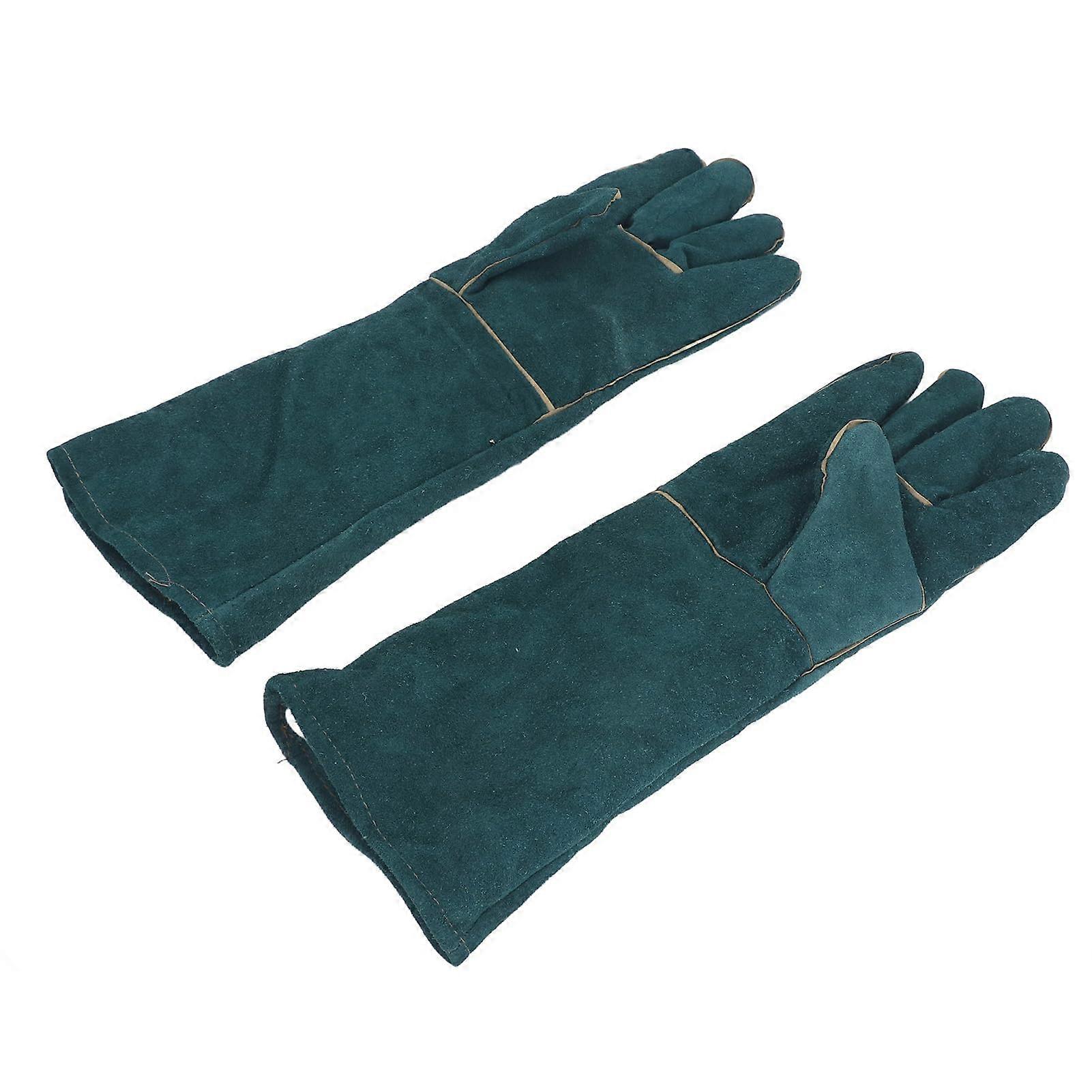 Animal Handling Gloves with BiteResistant Protection and Extended Forearm Coverage for Dog Training