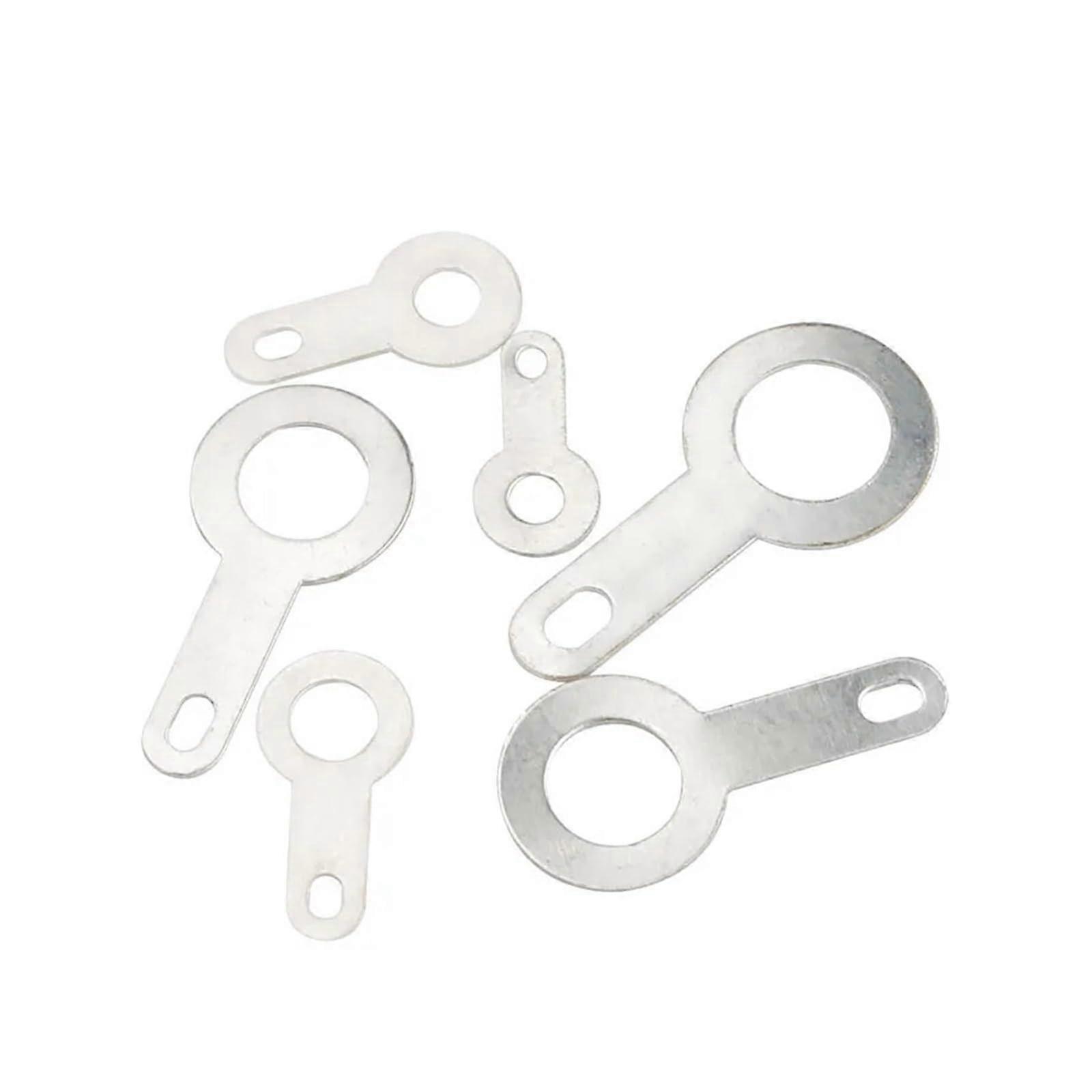 Silver Plated Copper Solder Lug Terminal with Washer, Single Head 2.2mm 2000PCS for PCB Welding