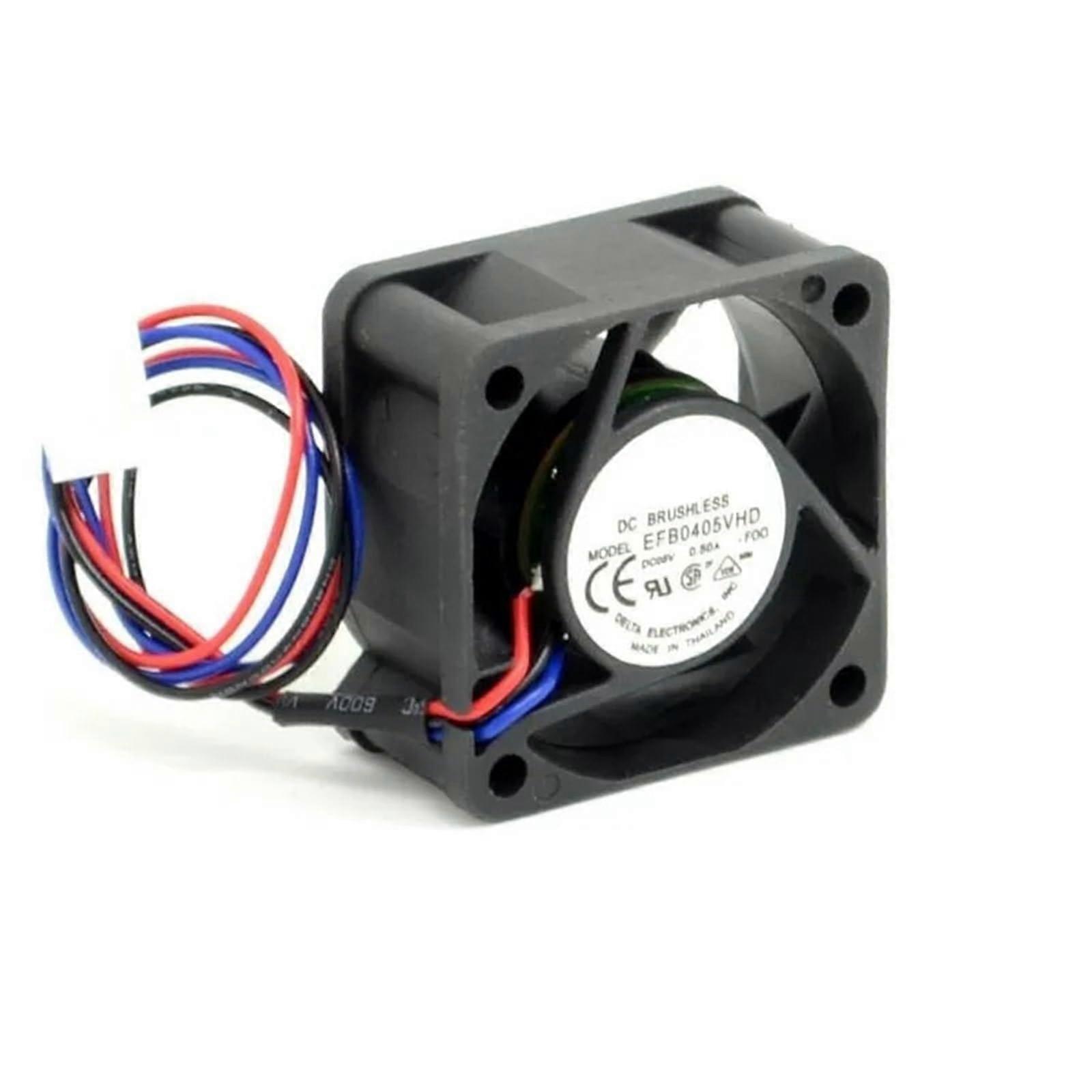EFB0405VHD 40mm Cooling Fan 5V 3Wire Speed Low Noise Compact Server Chassis Fan