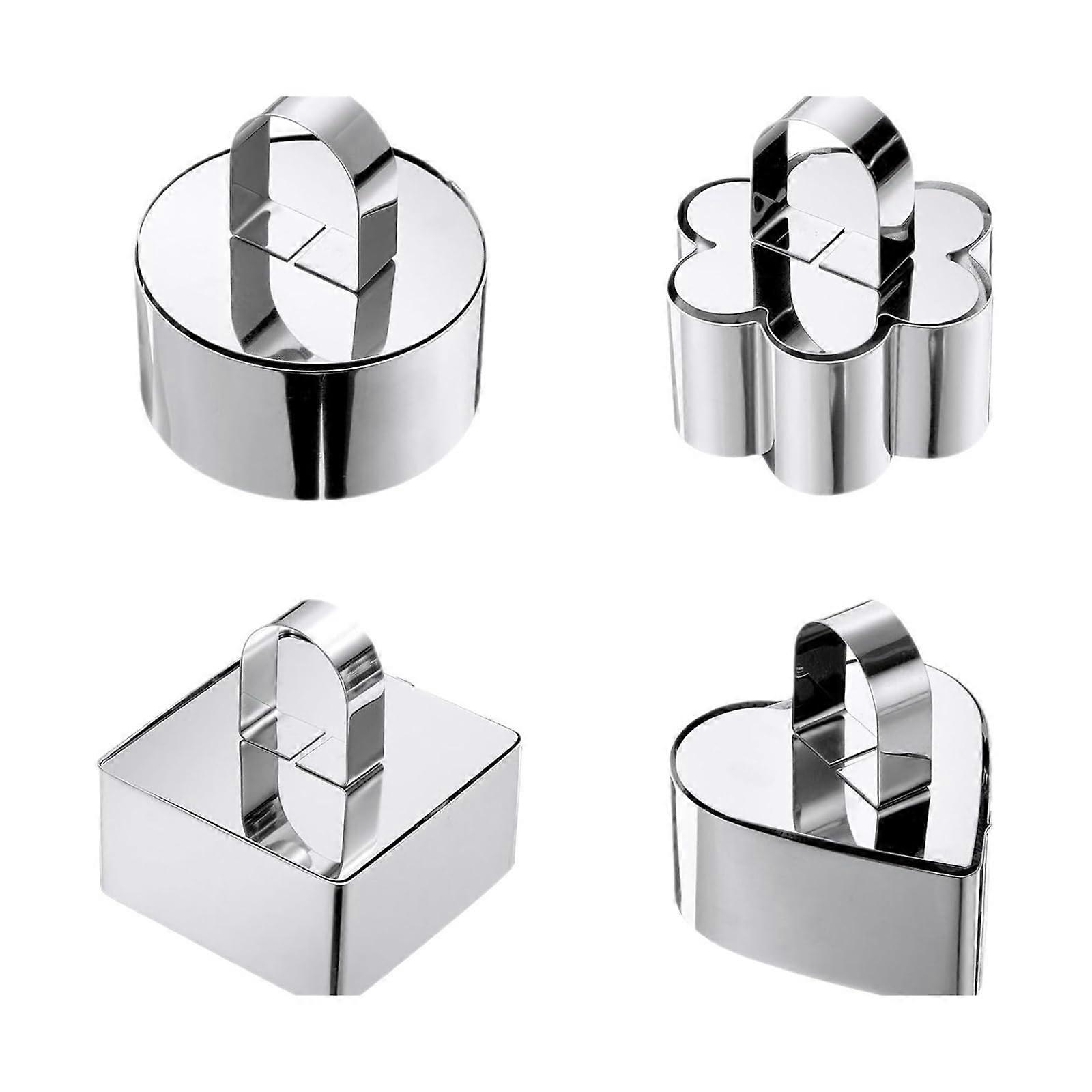 Nonstick Baking Mould with Pressing Plate for Ring Pudding, Cake, Rice and Vegetable Rolls 4m Boxed