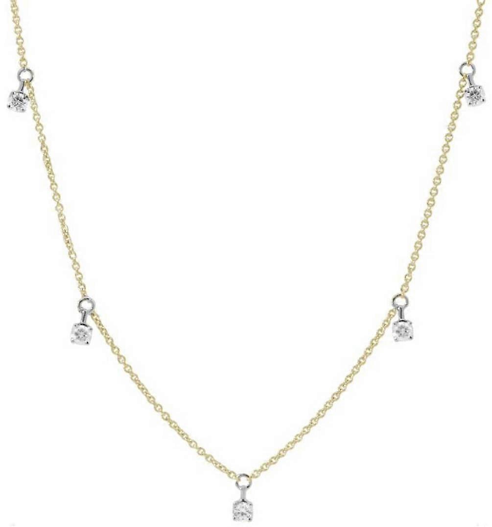 Mark Milton Five Diamond Necklace - Yellow Gold