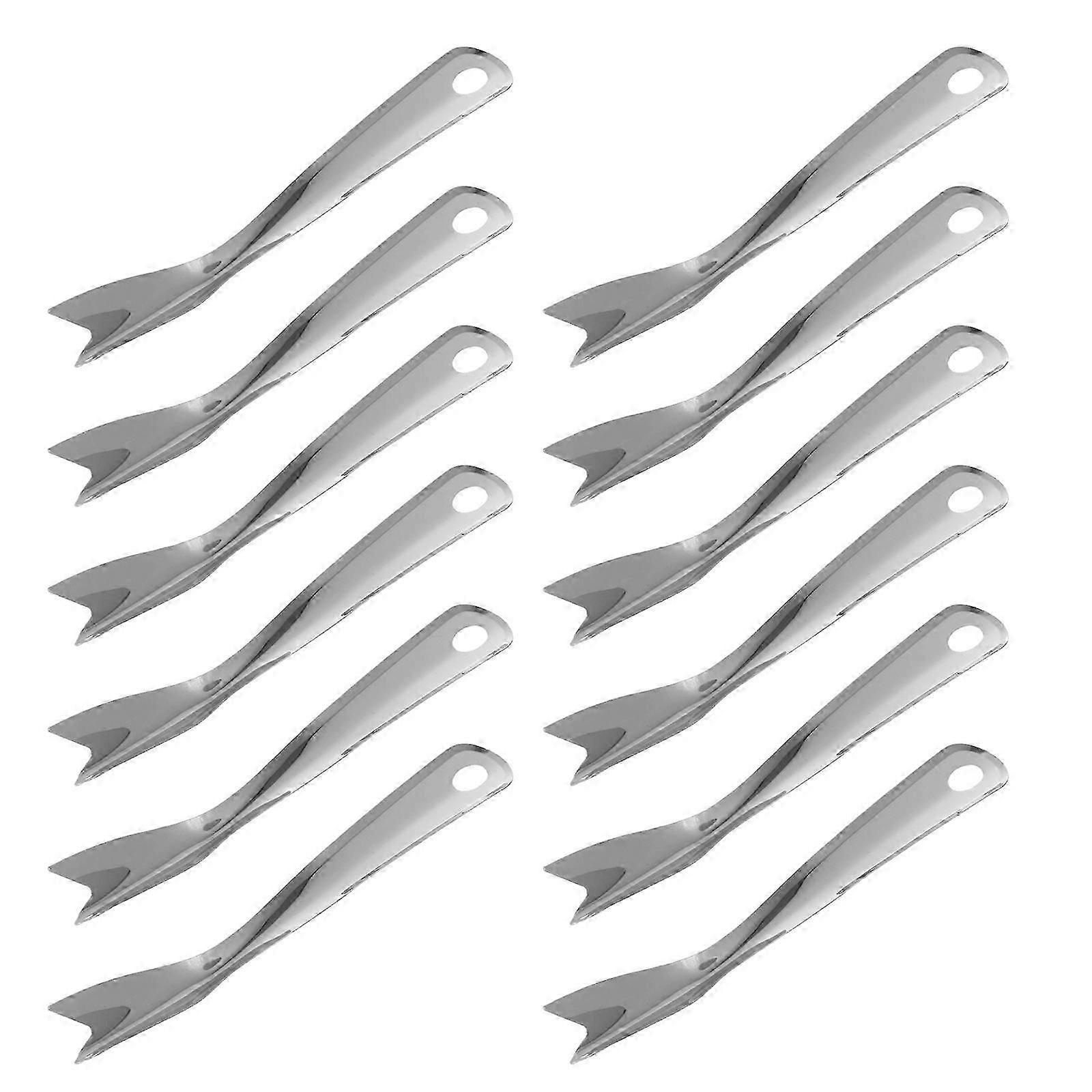 Stainless Steel Pineapple Fork for Kitchen Use with 12Pcs Cutter Set
