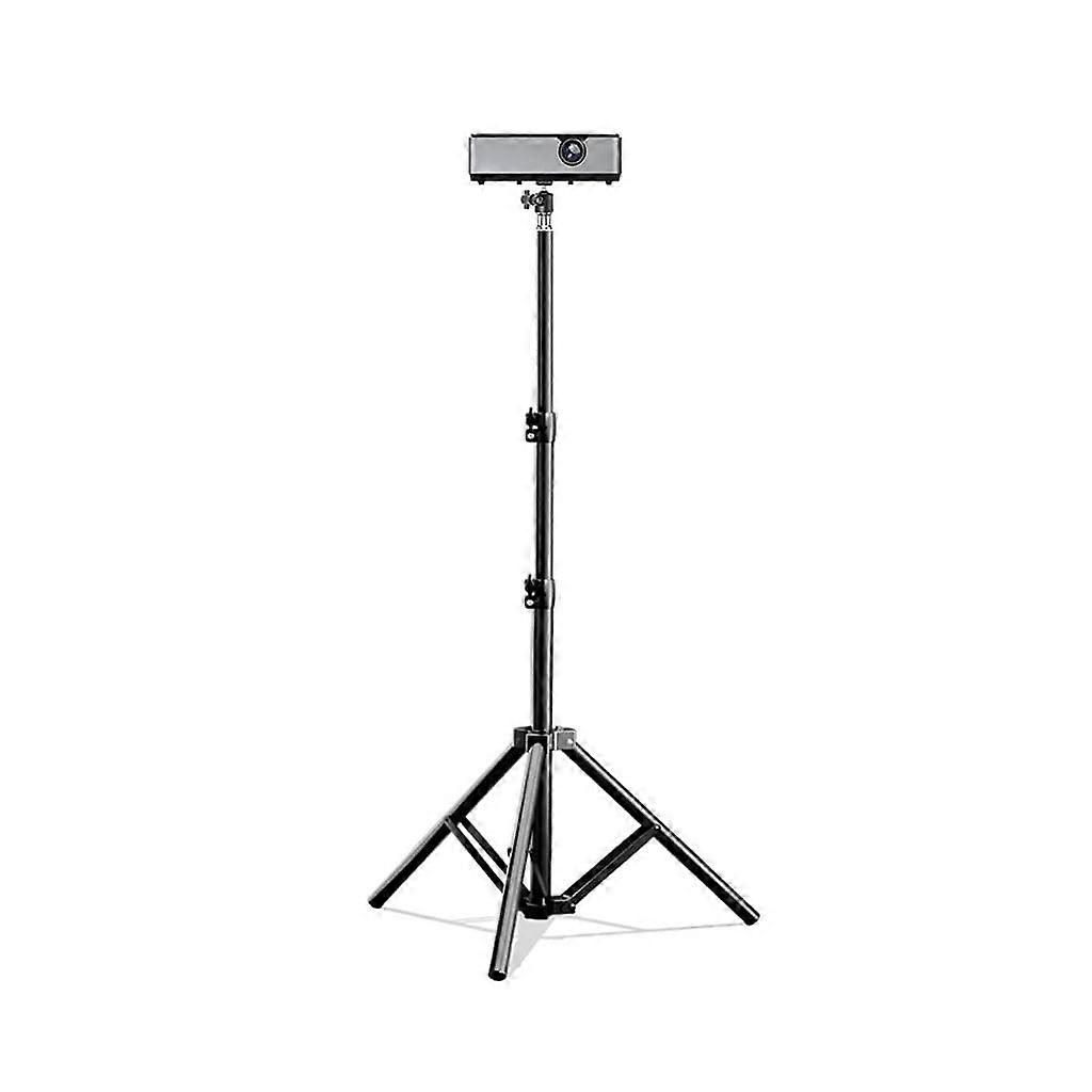 Adjustable Projector Tripod Stand with Stable Base and Foldable Telescopic Design for Home