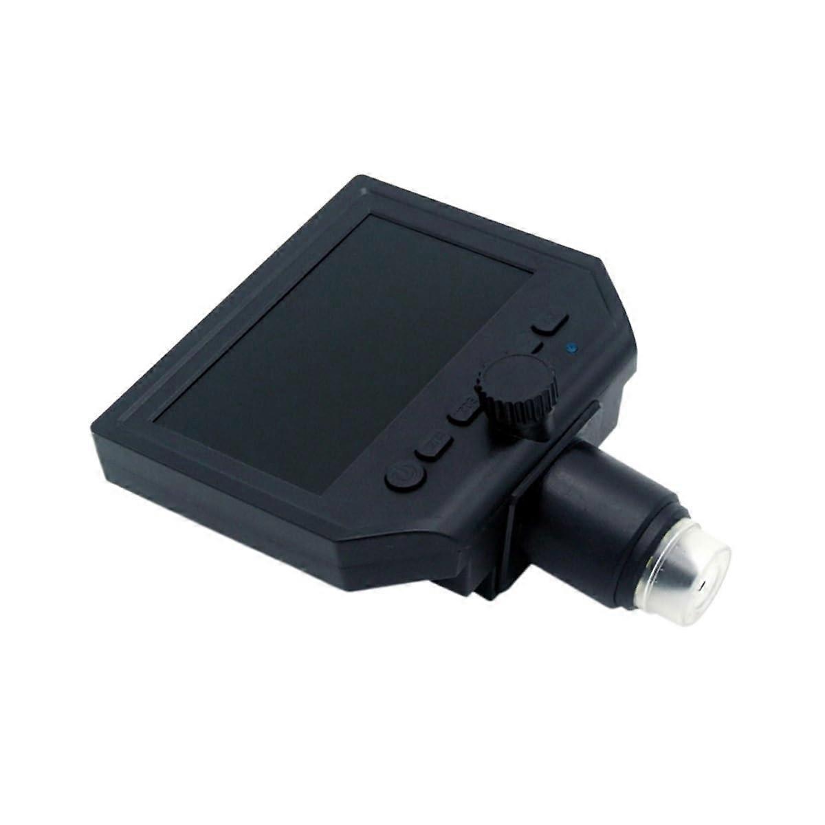 Digital Microscope 600X Zoom with 4.3 inch LCD Display Rechargeable for Lab and Electronics