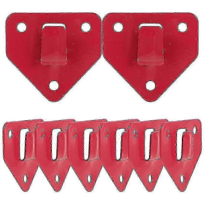 Fire Extinguisher Hook, Iron Durable, 8-Piece Set, Wall-Mounted Fixed Bracket