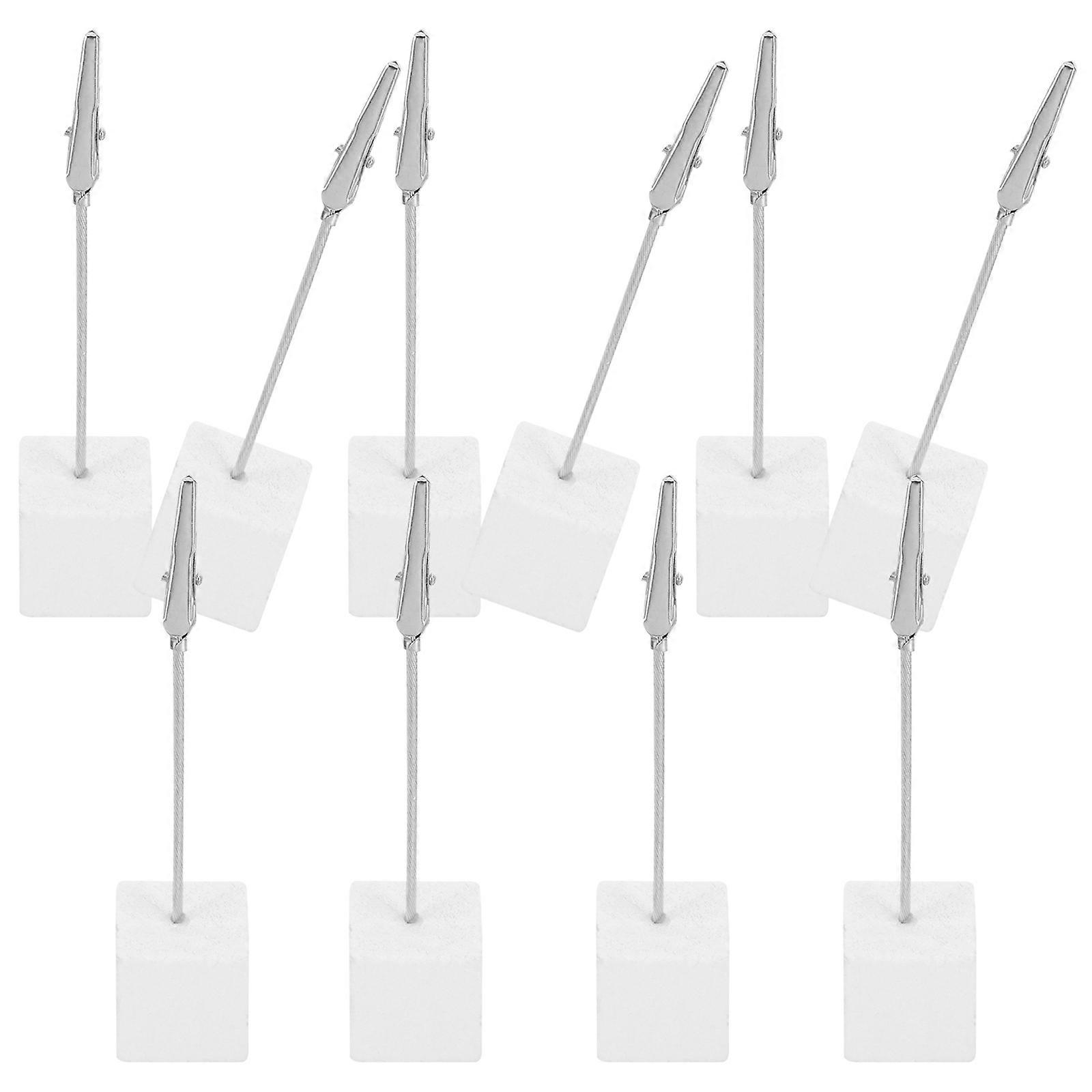 Photo Base Paper Holder for Document Clipping 10Pcs Silver