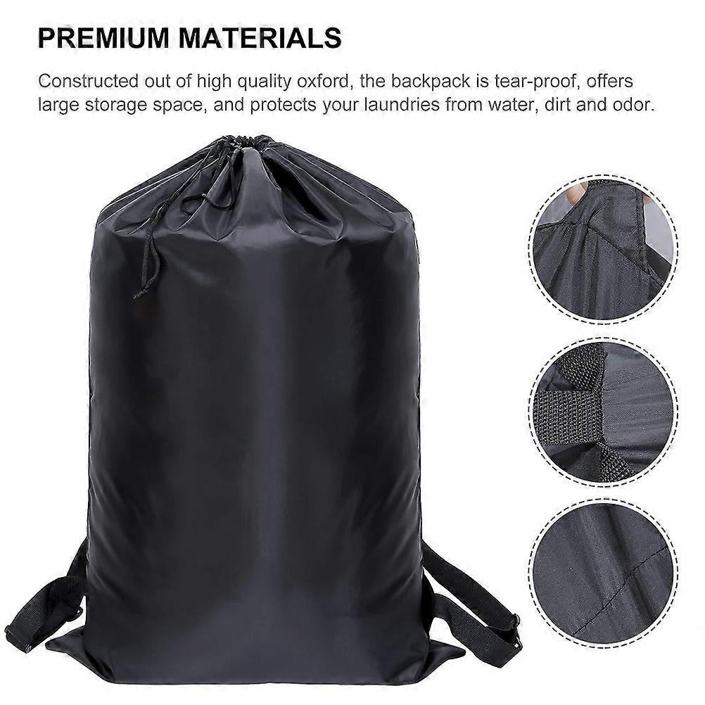 Waterproof Heavy Duty Backpack for Storage Use Polyester Laundry Bag Large