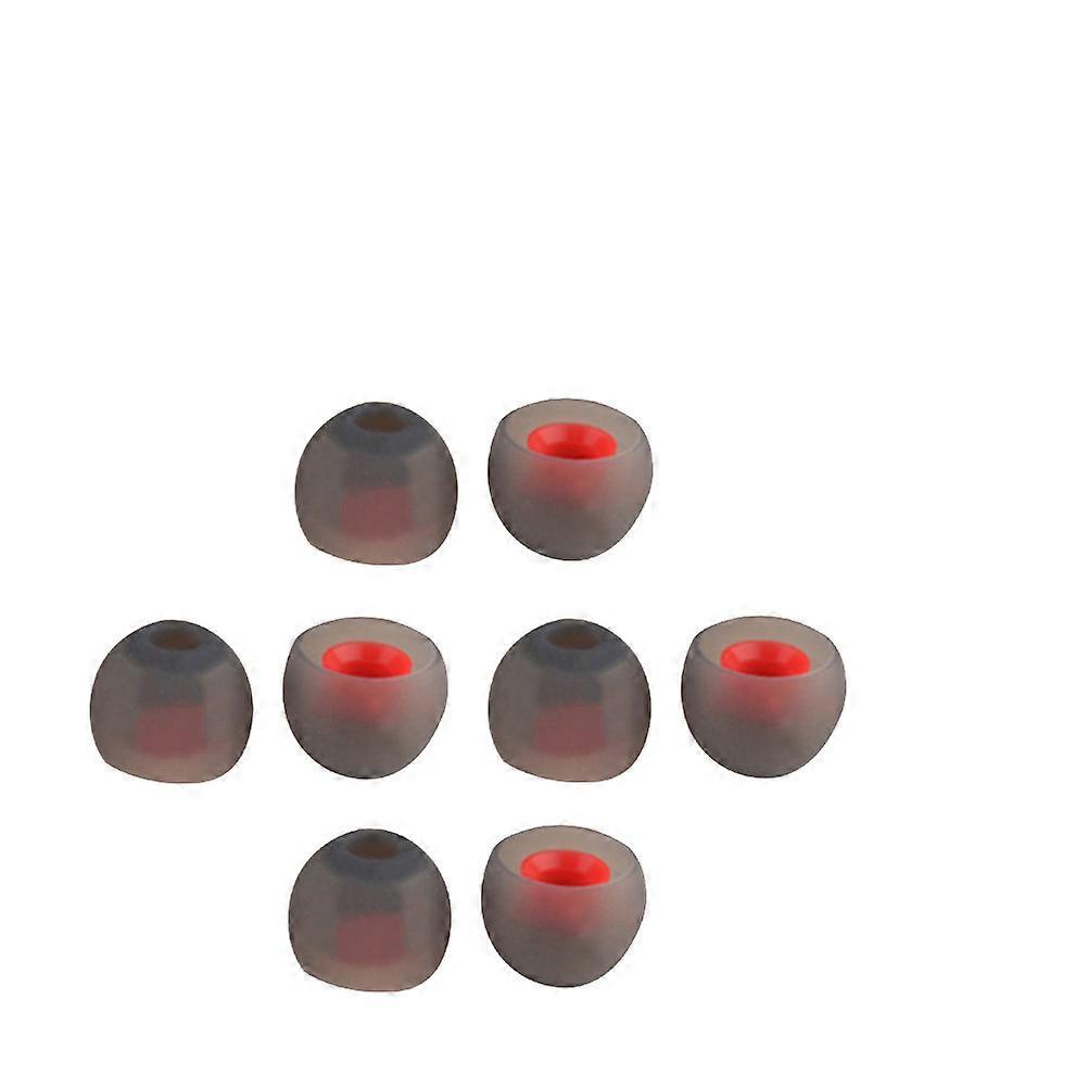 Silicone Ear Tips Earbud Caps for Noise Cancelling 30Pcs Red Pack