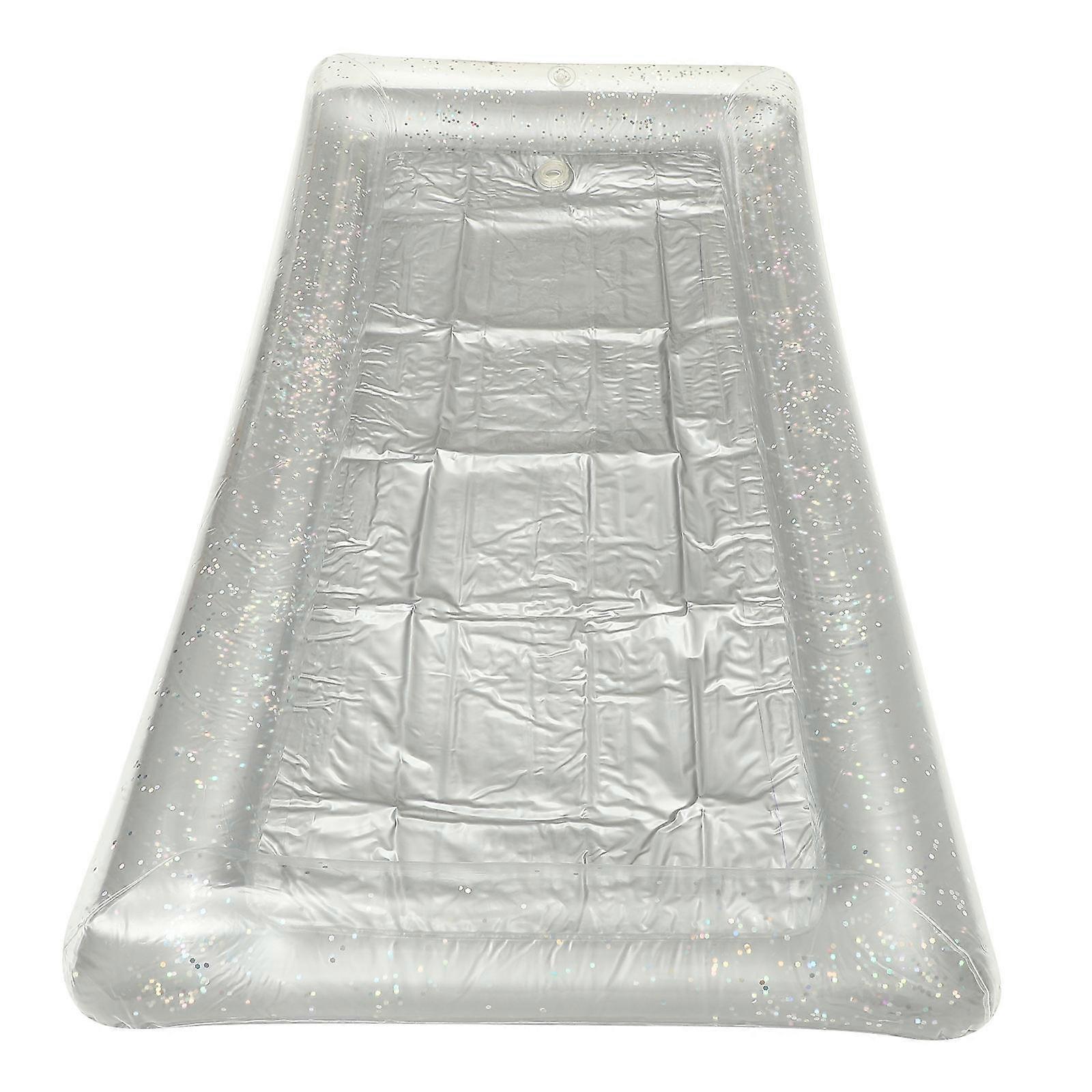 Inflatable Serving Bar Cooler for Food Use with Transparent PVC Material