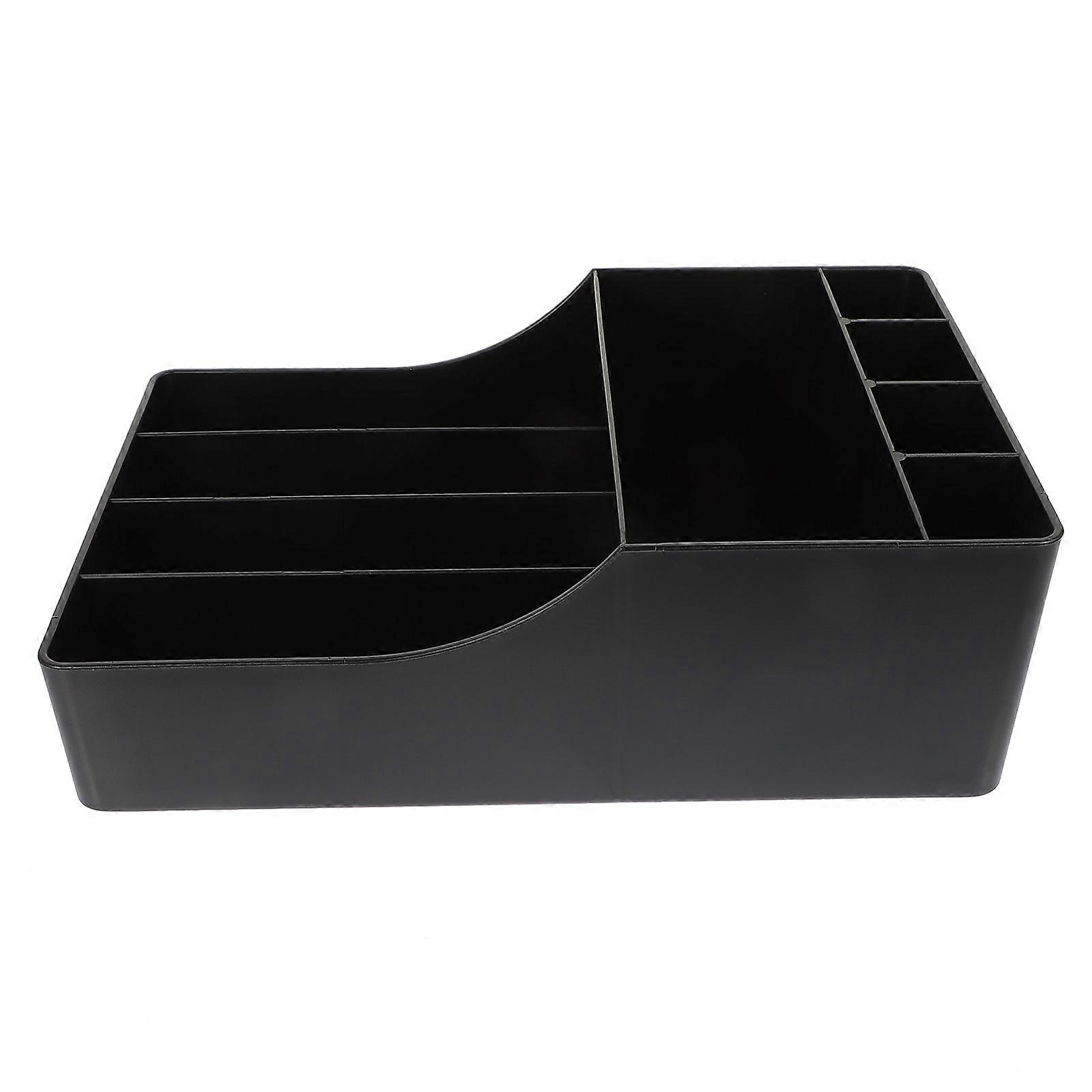 Coffee Condiment Organizer Plastic Holder for Storage with Tea Bag Box