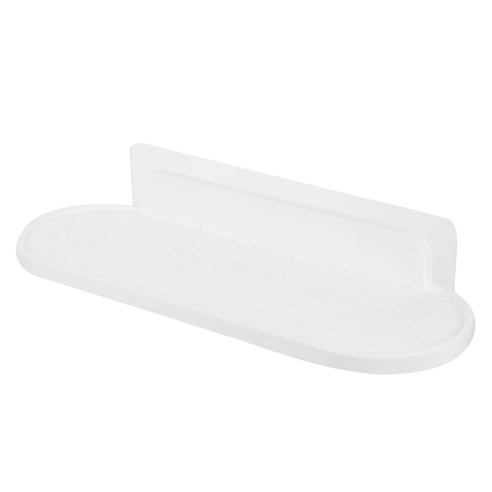 Bathroom Storage Rack Plastic Storage Shelf for Hanging 6Sets in White