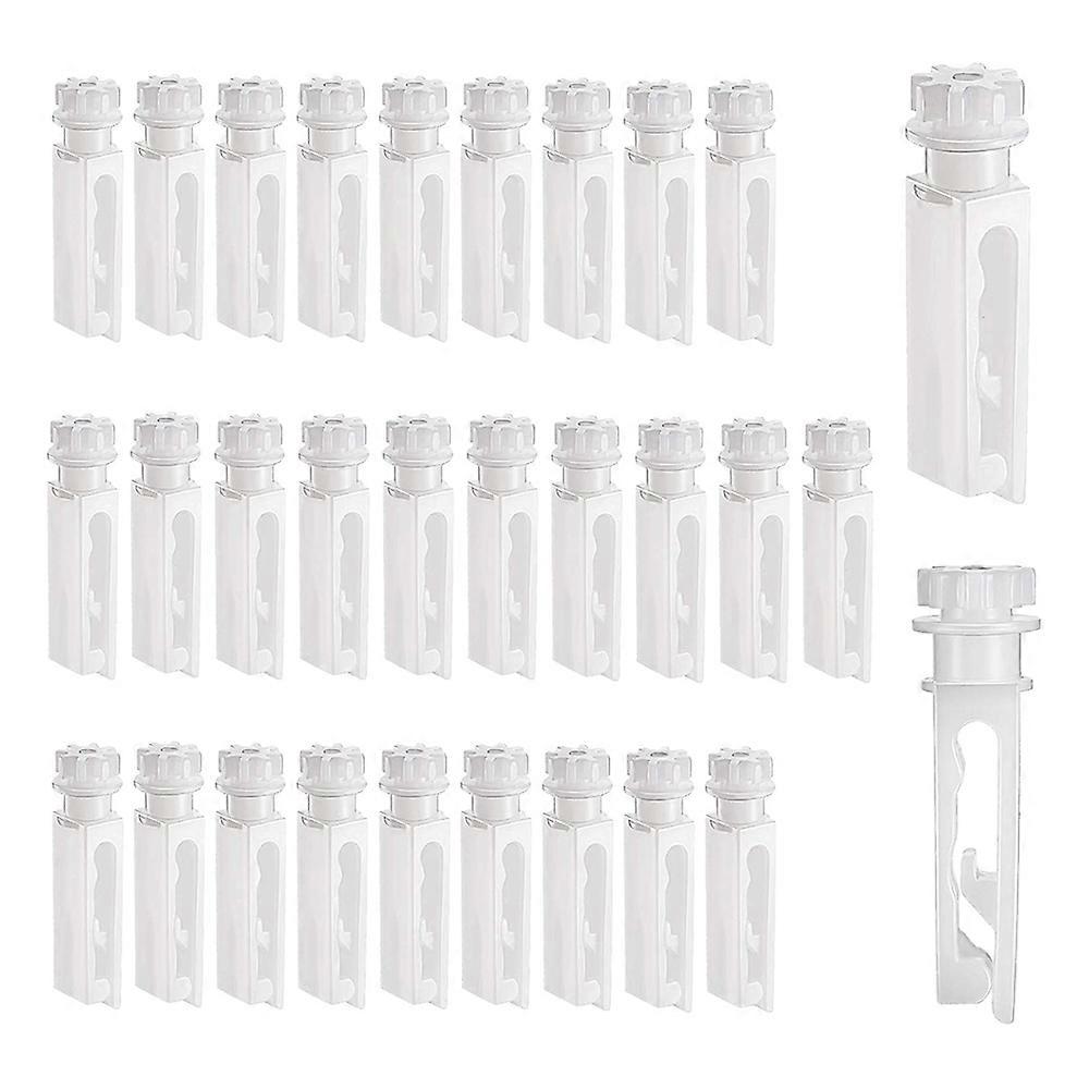 30Pcs Vertical Blind Stem Replacement White Stems for Vertical