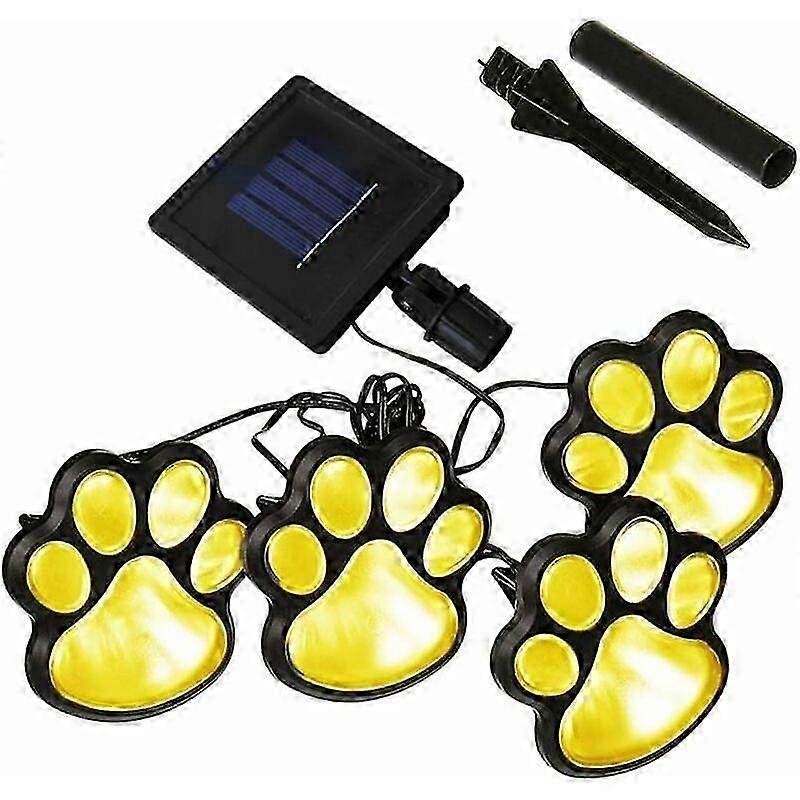 Solar paw lamp, warm white
