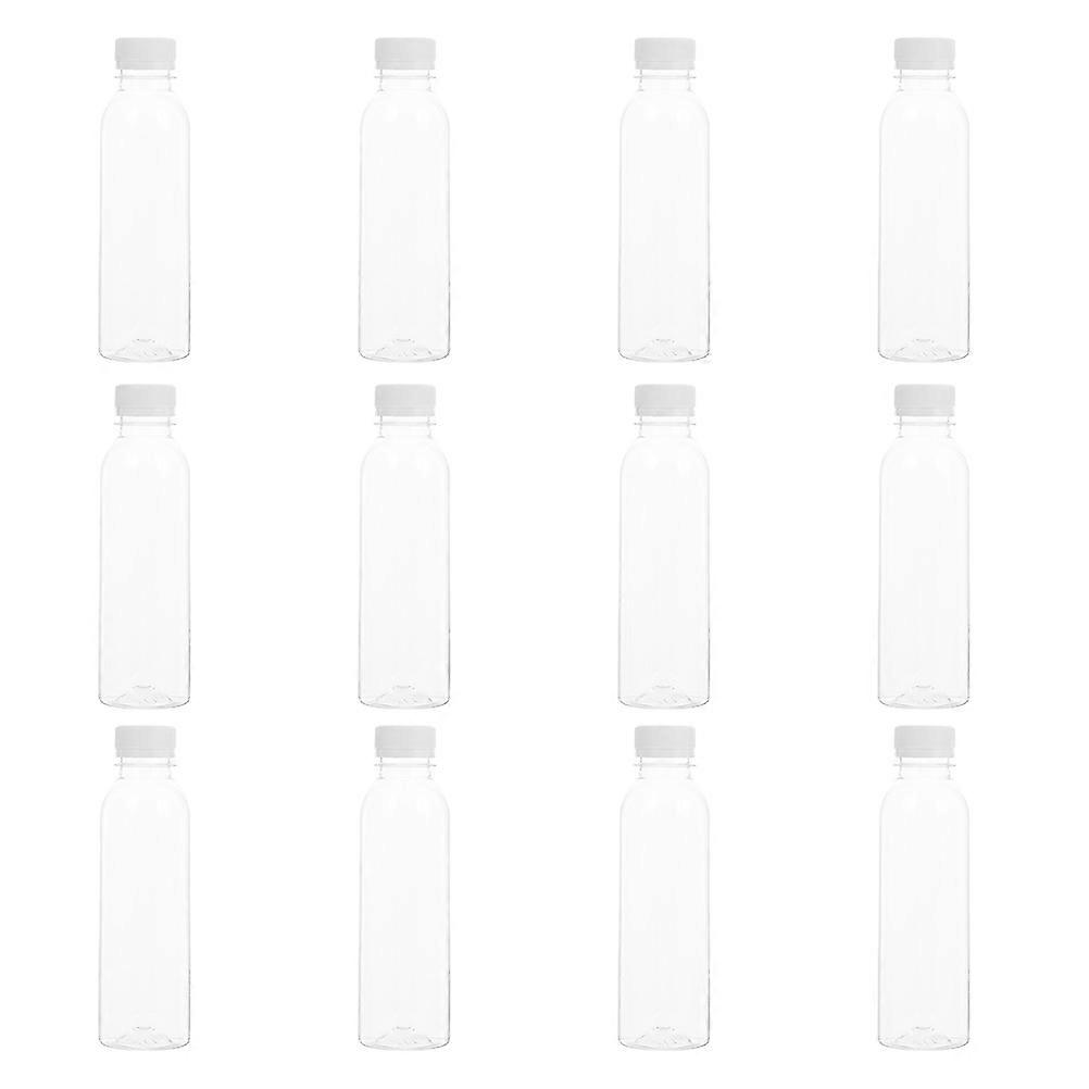 Transparent Plastic Bottle Beverage Bottles for Storage 30Pcs Set