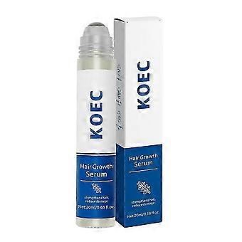 Rosemary Hair Growth Serum Roll On 20ml, DHT-Blocking Scalp Serum Boosts Oxygen Flow, Reduces Hair Fall, Paraben/Sulfate-Free, Women & Men