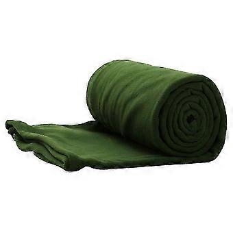 Saco de dormir portátil de lã polar com zíper para viagens e acampamentos.