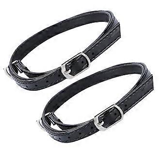 1 paire de sangles de cheville amovibles anti-lâches lacets à talons hauts de conception croisée
