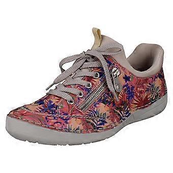 Dames Rieker Ready2Go Slip On Sneakers met Jungleprint 52567