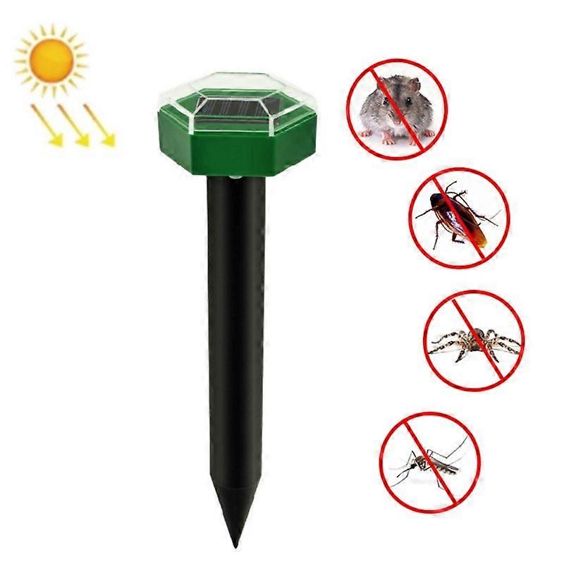 Hexagonal Solar Ultrasonic Mole Repeller Animal Repeller